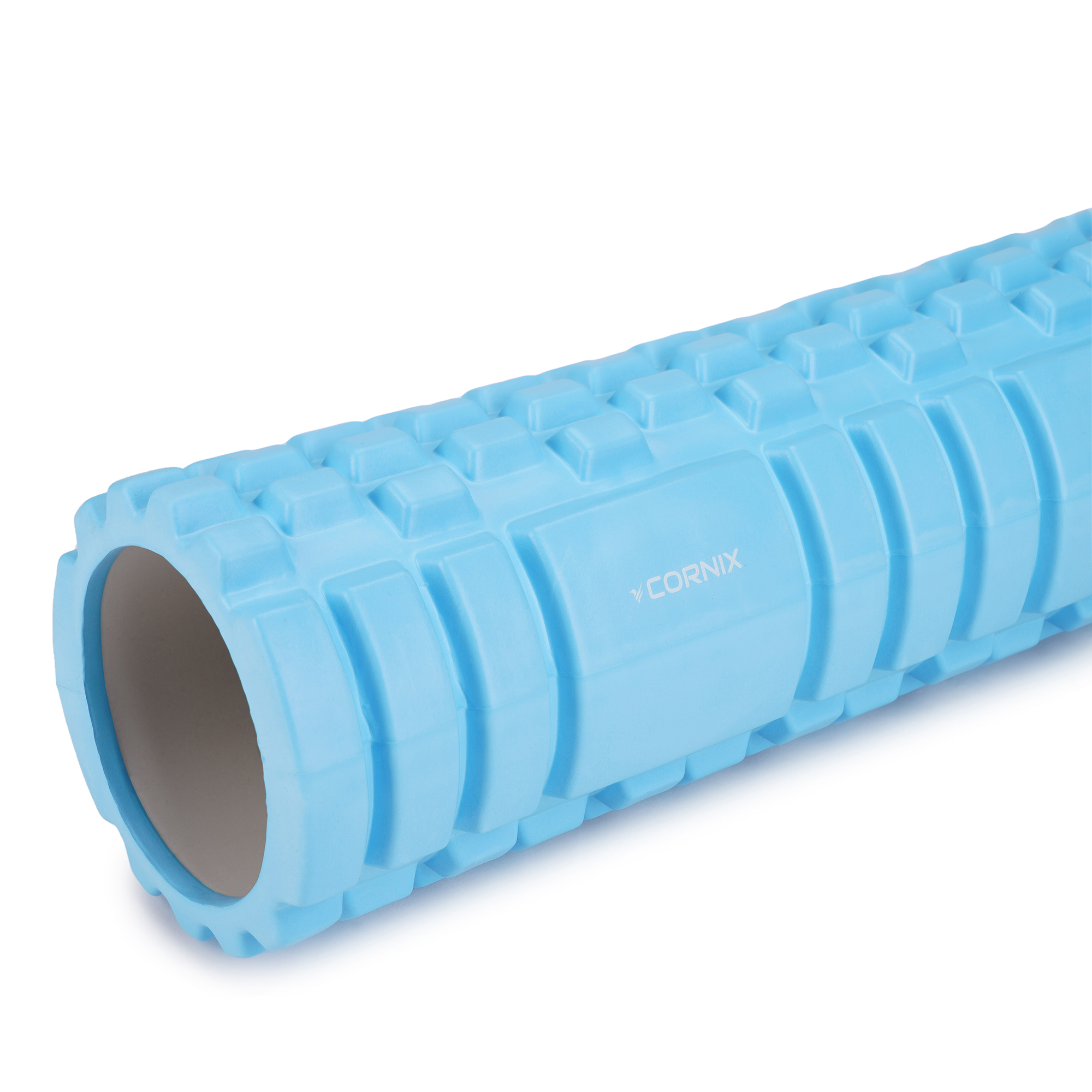 Масажний ролик Cornix EVA 45 x 14 см (валик, роллер) XR-0044 Sky Blue — мініатюра 9