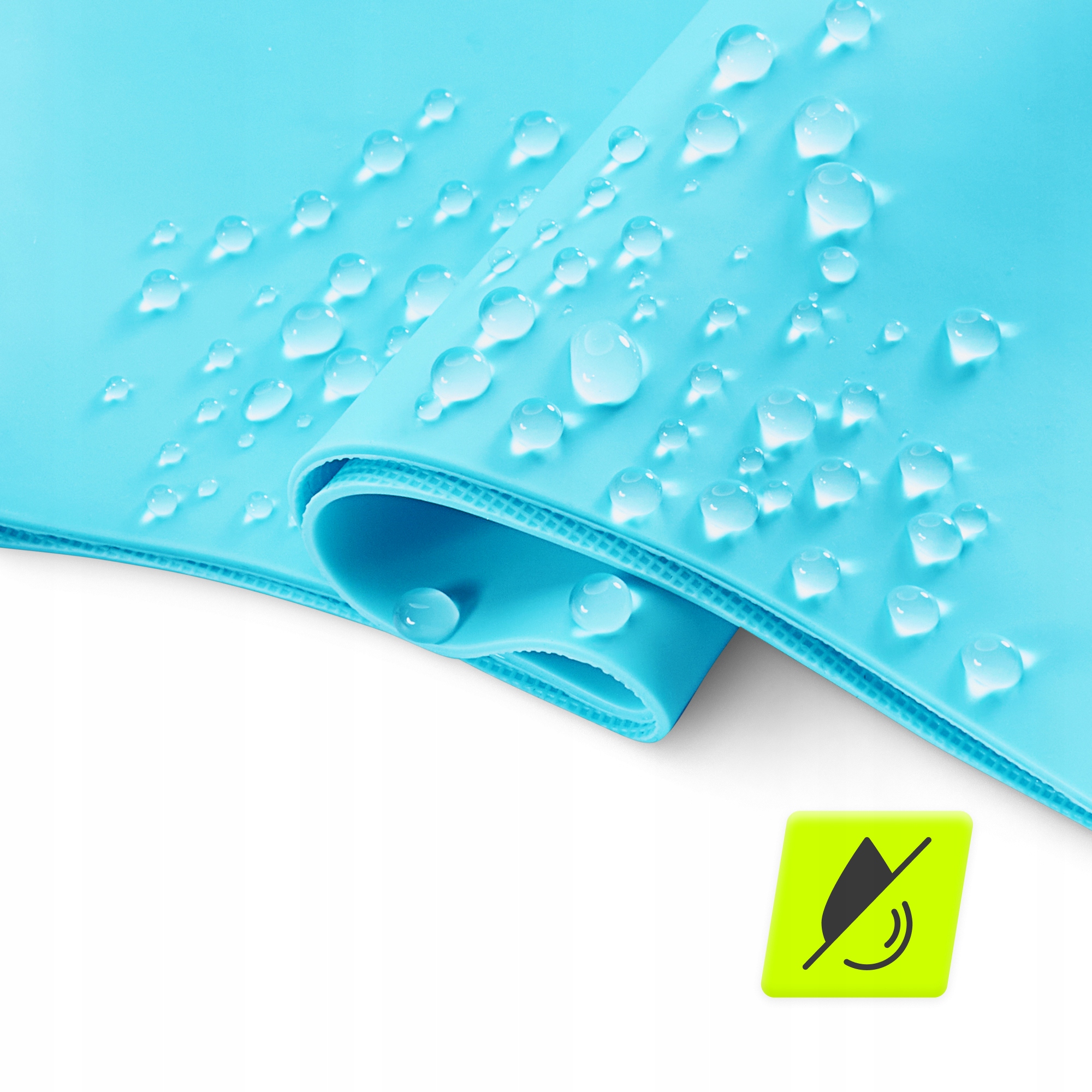 Шапочка для плавання TSUNAMI Kids дитяча Sky Blue (P-5905973401807) — мініатюра 7