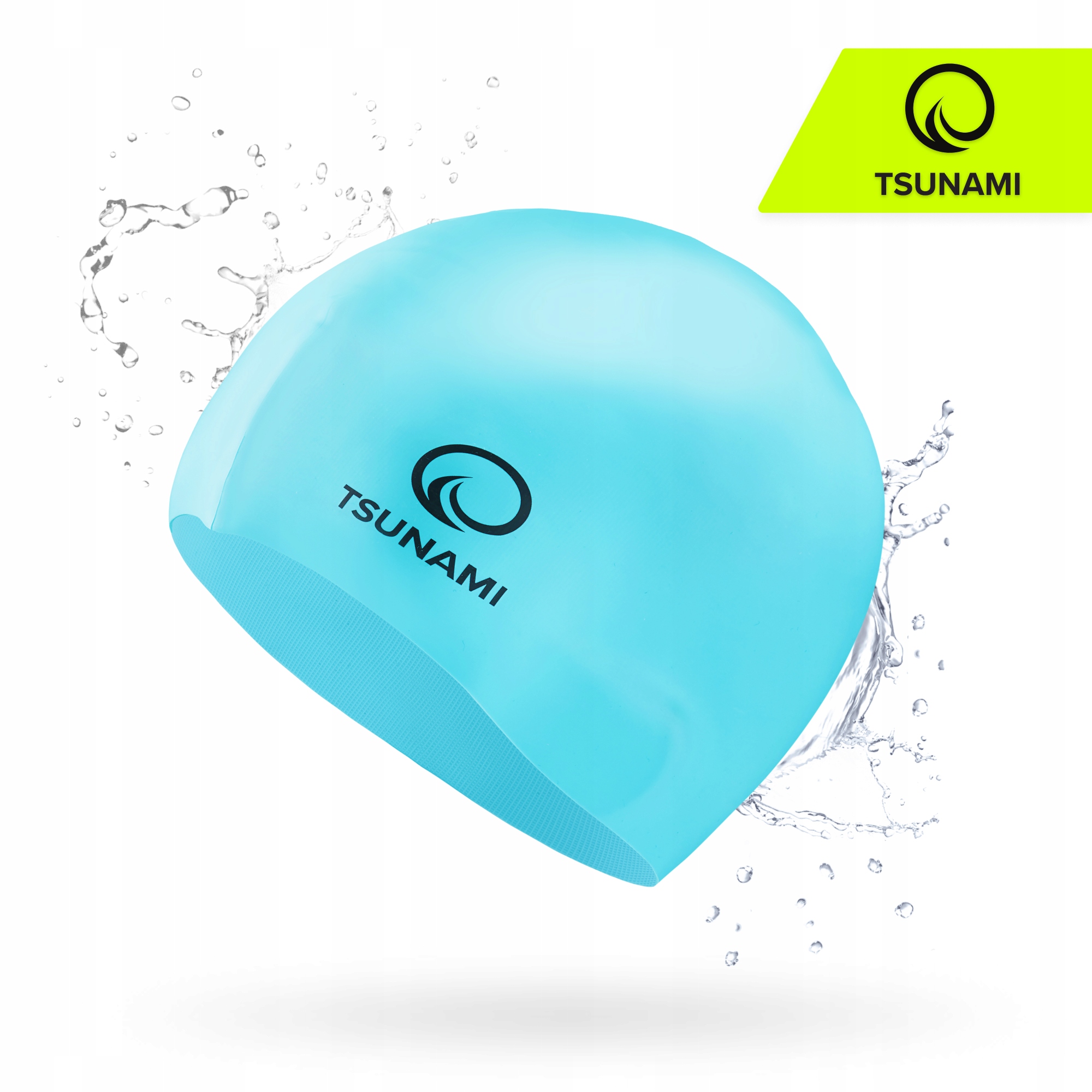 Шапочка для плавання TSUNAMI Kids дитяча Sky Blue (P-5905973401807) — фото 3