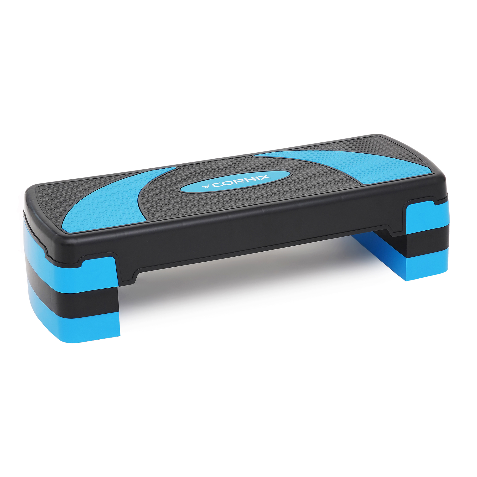 Степ-платформа 3-ступінчаста Cornix 78 х 29 х 10-20 см XR-0186 Black/Blue — фото 1