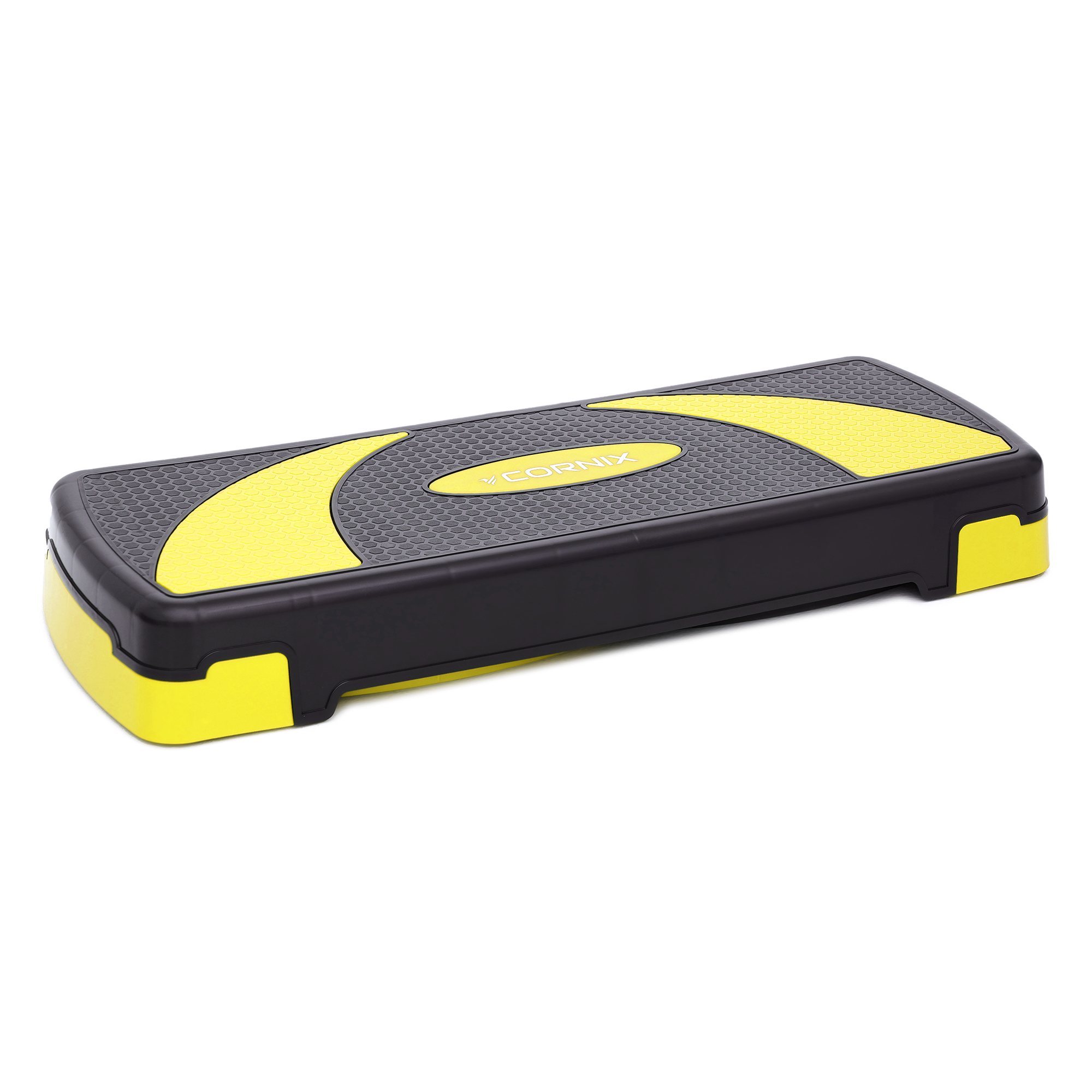 Степ-платформа 3-ступінчаста Cornix 78 х 29 х 10-20 см XR-0187 Black/Yellow — фото 2