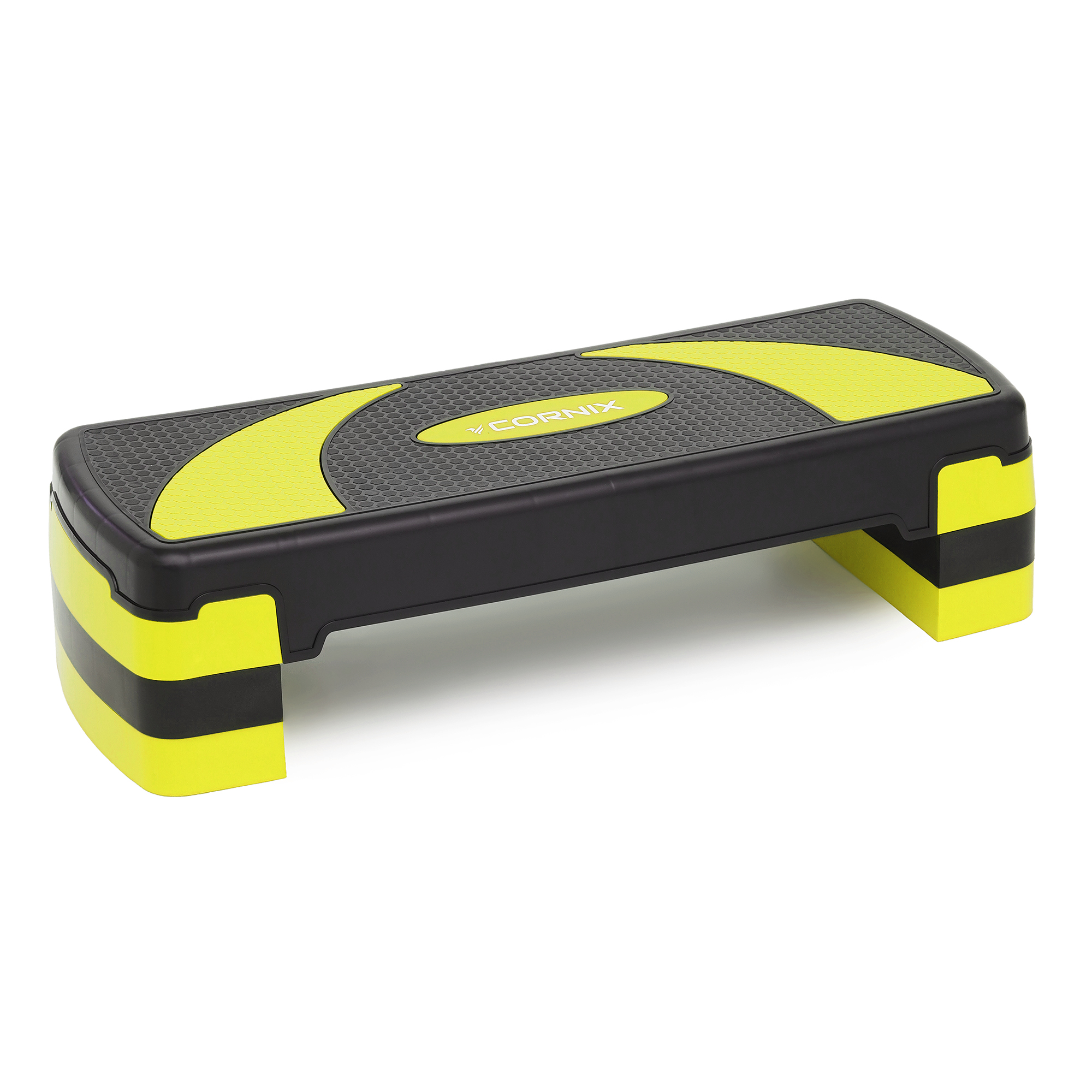Степ-платформа 3-ступінчаста Cornix 78 х 29 х 10-20 см XR-0187 Black/Yellow — фото 1