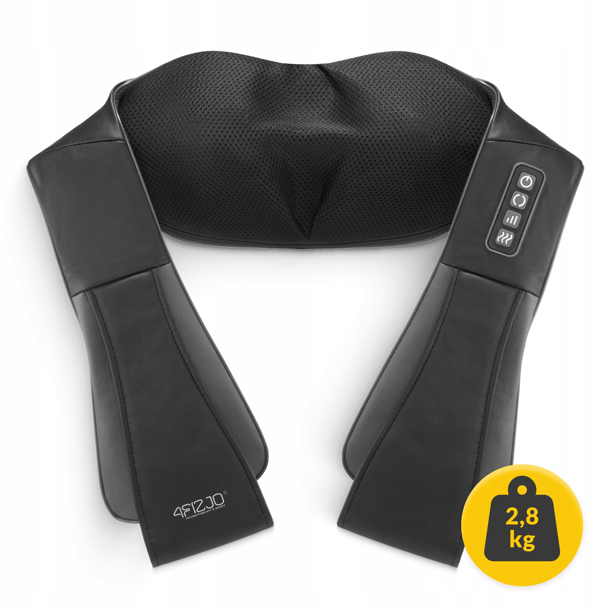 Накидка-масажер 4FIZJO Shiatsu Pro+ для шиї та спини Black/Grey (P-5907739319067)