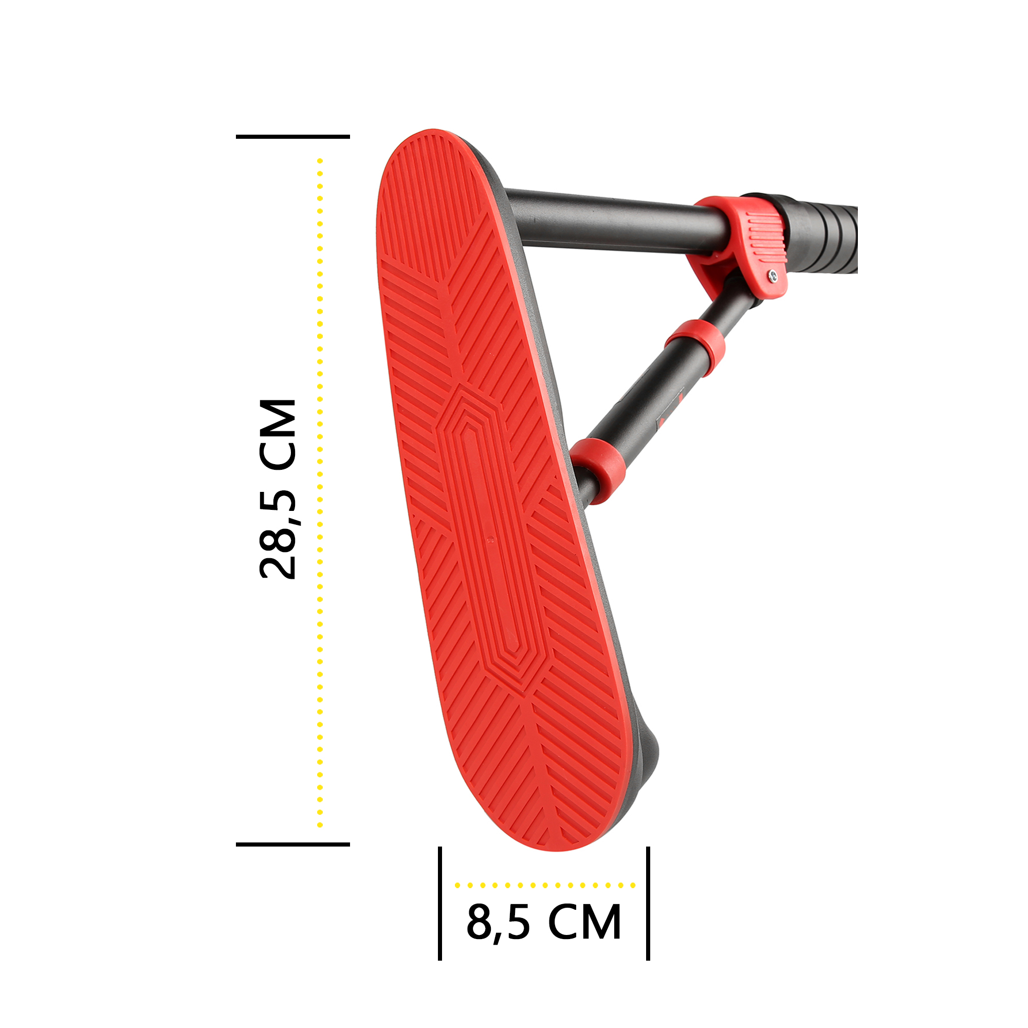 Турнік розсувний Cornix Elite 100-140 см XR-0291 Black/Red — мініатюра 9
