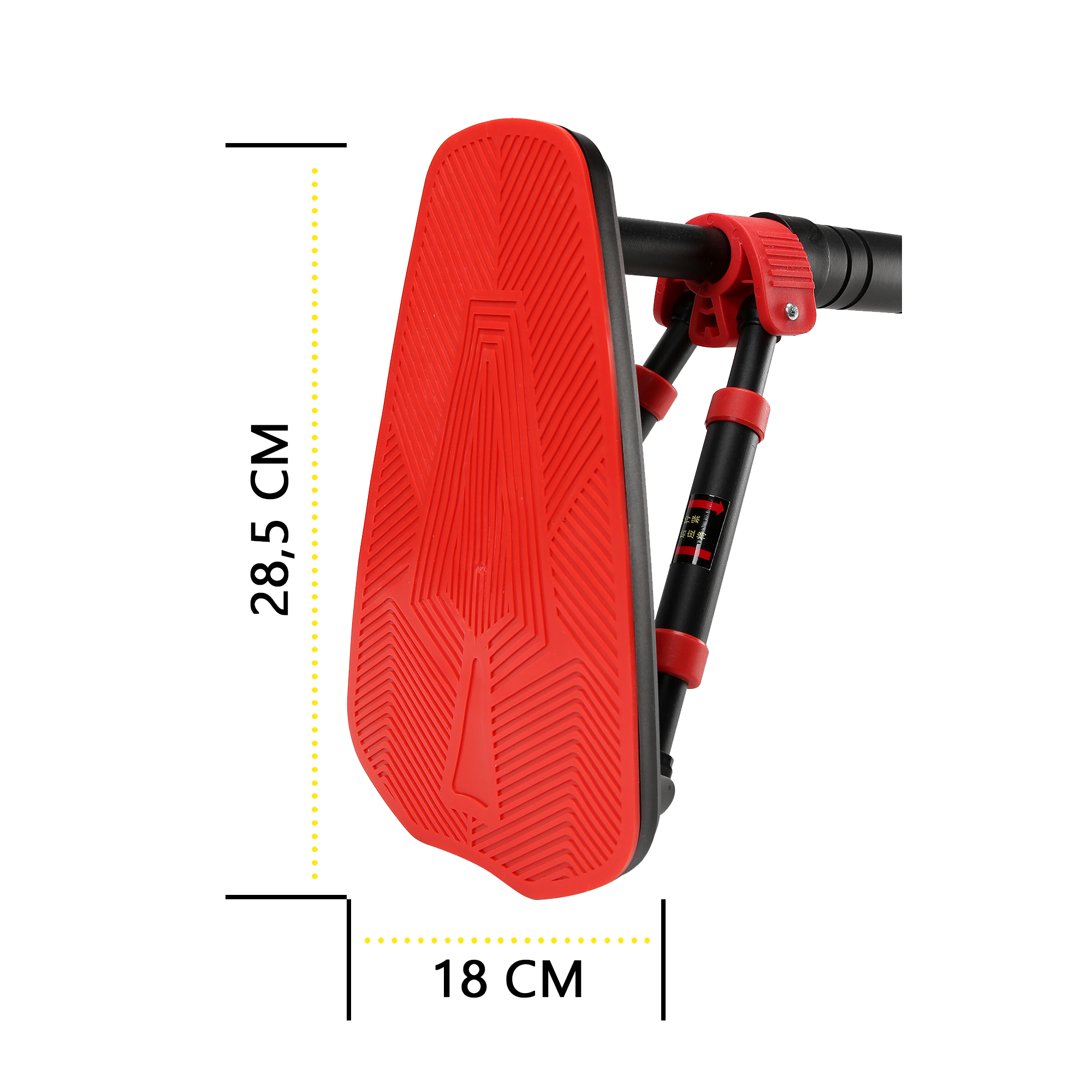 Турнік розсувний Cornix Elite+ 100-140 см XR-0295 Black/Red — мініатюра 9