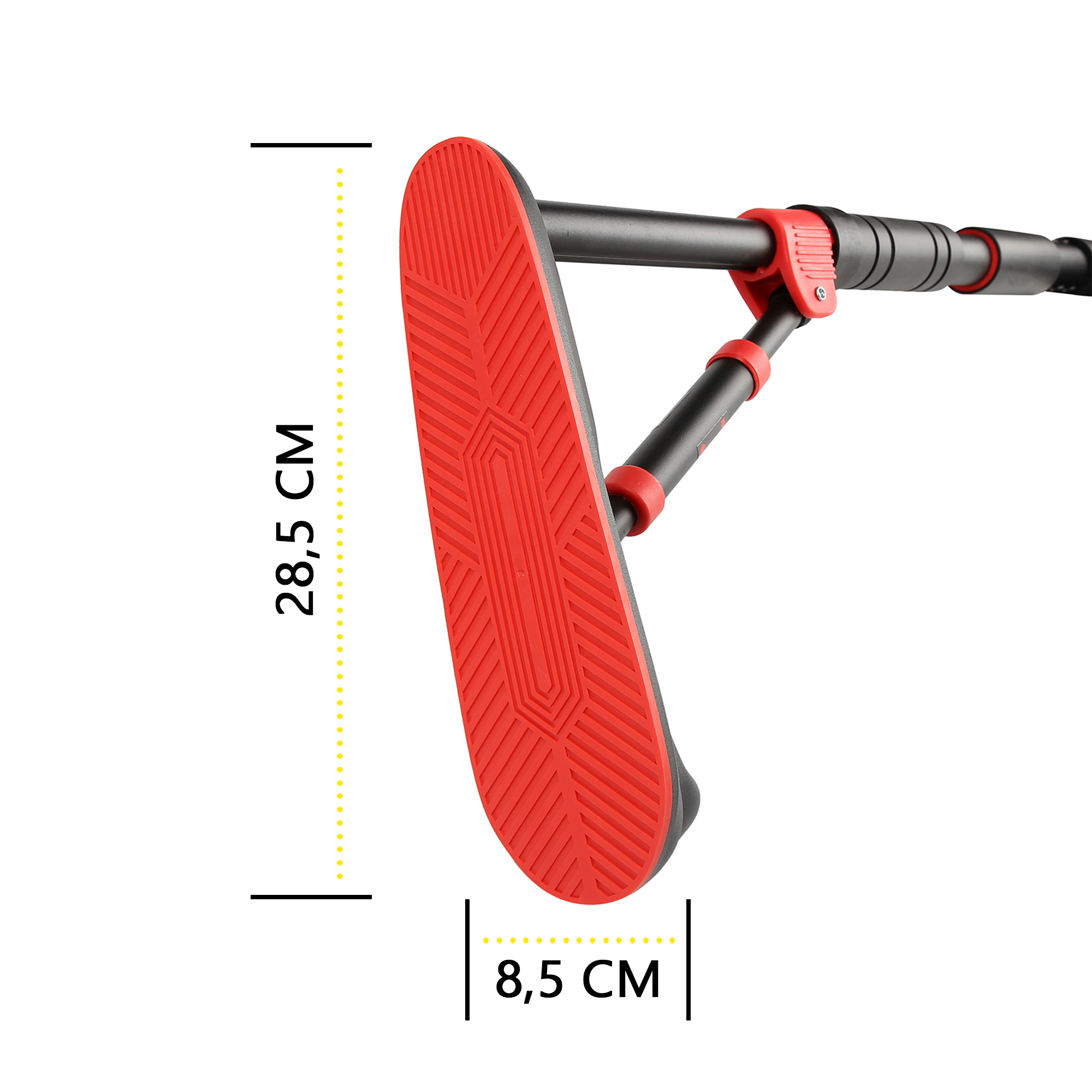 Турнік розсувний Cornix Elite 80-120 см XR-0290 Black/Red — мініатюра 9
