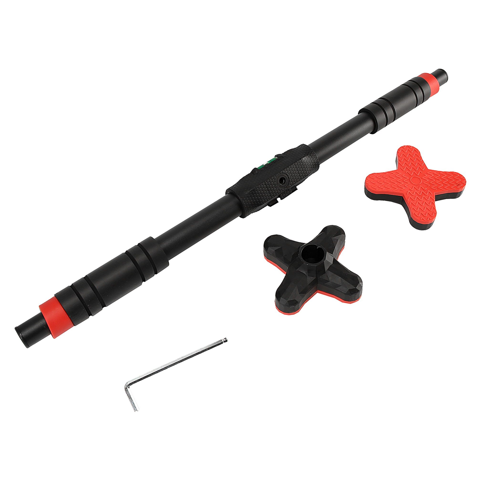 Турнік розсувний Cornix Pro+ 70-100 см XR-0286 Black/Red — мініатюра 9