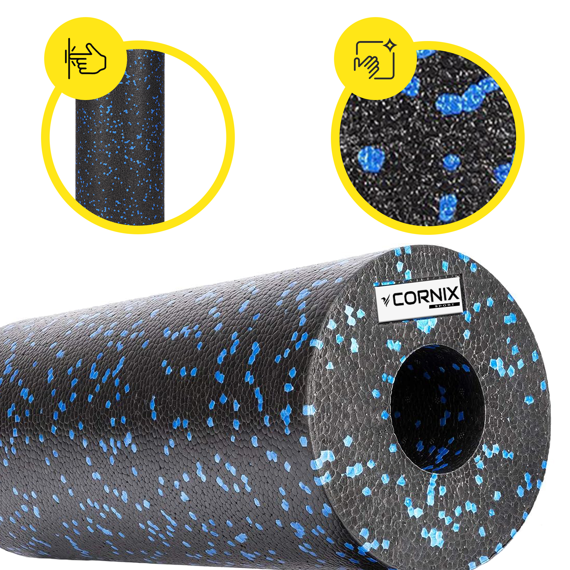 Масажний ролик Cornix EPP 30 x 15 см (валик, роллер) XR-0130 — мініатюра 8