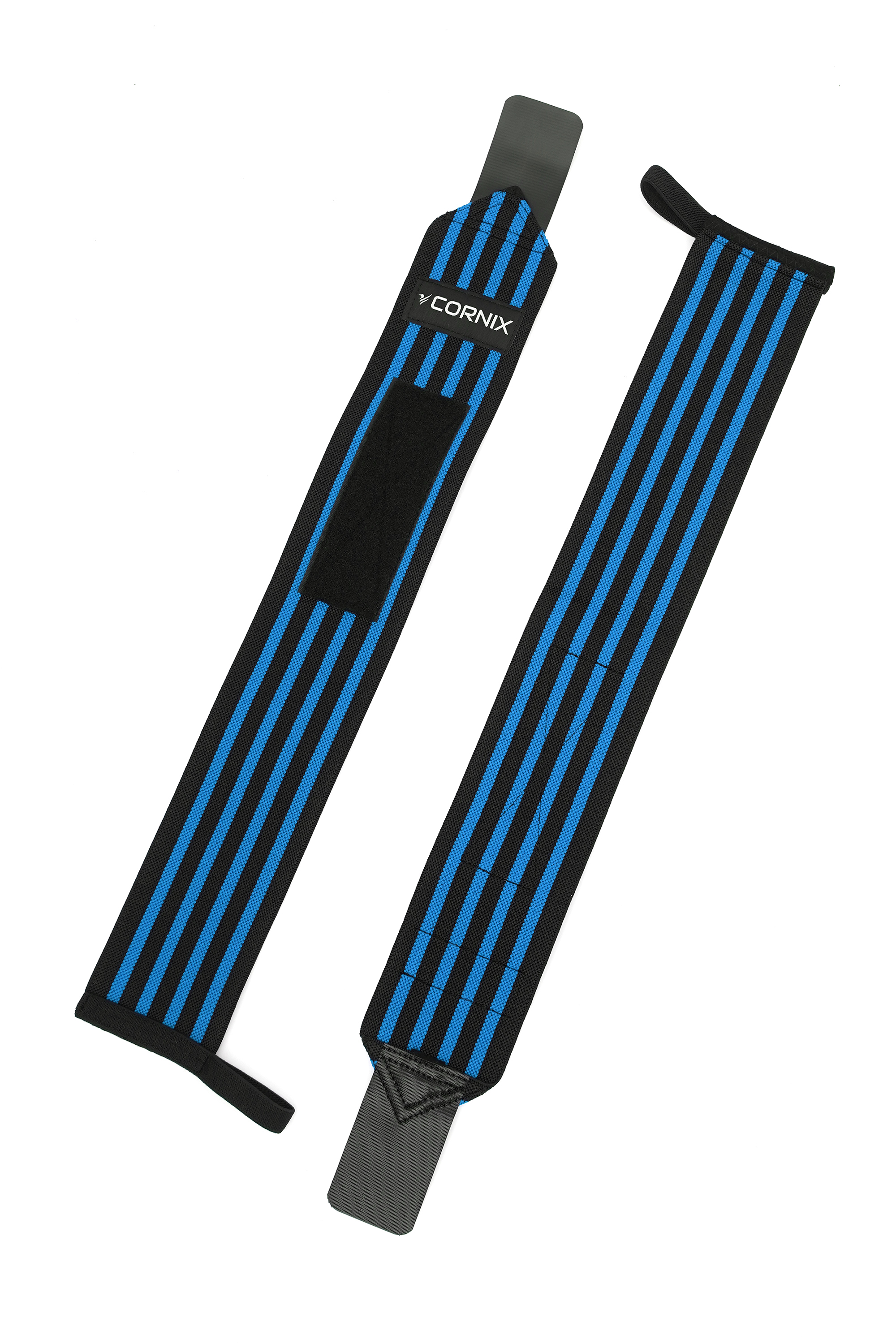 Бинти для зап'ясть (кистьові бинти) Cornix Wrist Wraps XR-0193 Black/Blue — фото 2