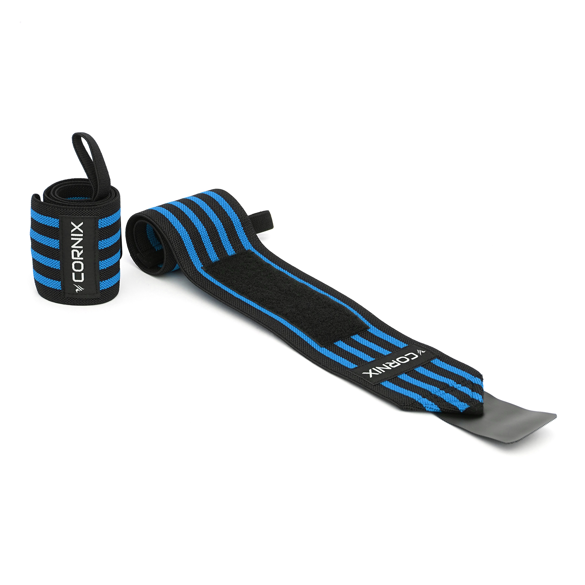 Бинти для зап'ясть (кистьові бинти) Cornix Wrist Wraps XR-0193 Black/Blue — фото 1