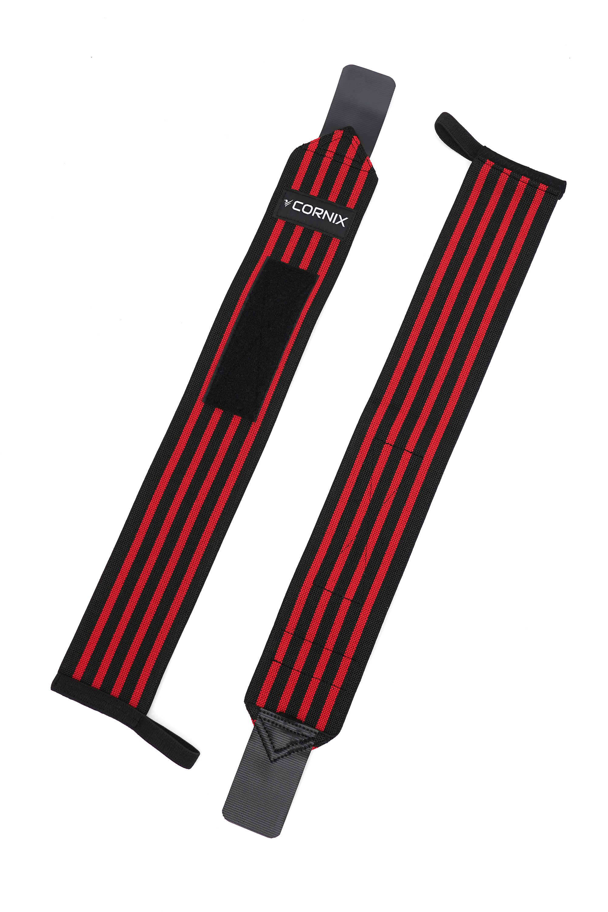 Бинти для зап'ясть (кистьові бинти) Cornix Wrist Wraps XR-0195 Black/Red — фото 3