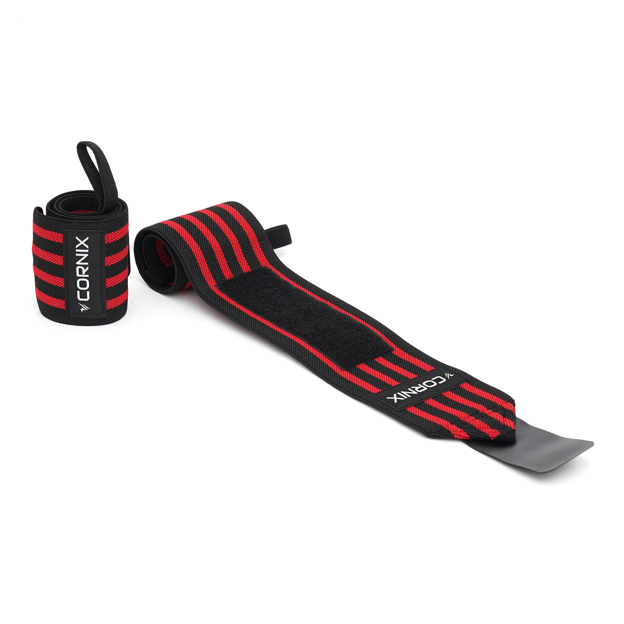 Бинти для зап'ясть (кистьові бинти) Cornix Wrist Wraps XR-0195 Black/Red — фото 1