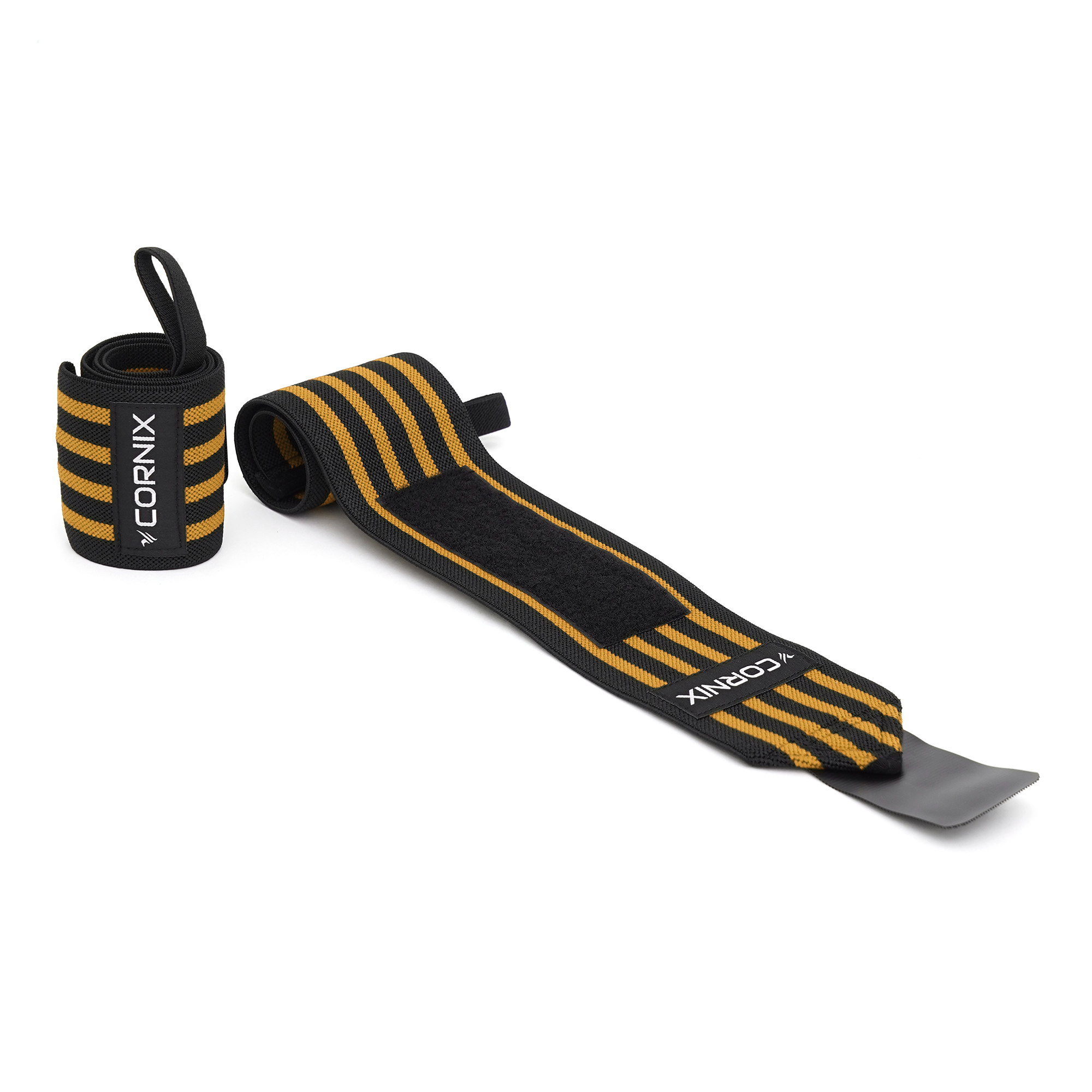 Бинти для зап'ясть (кистьові бинти) Cornix Wrist Wraps XR-0196 Black/Orange — фото 1