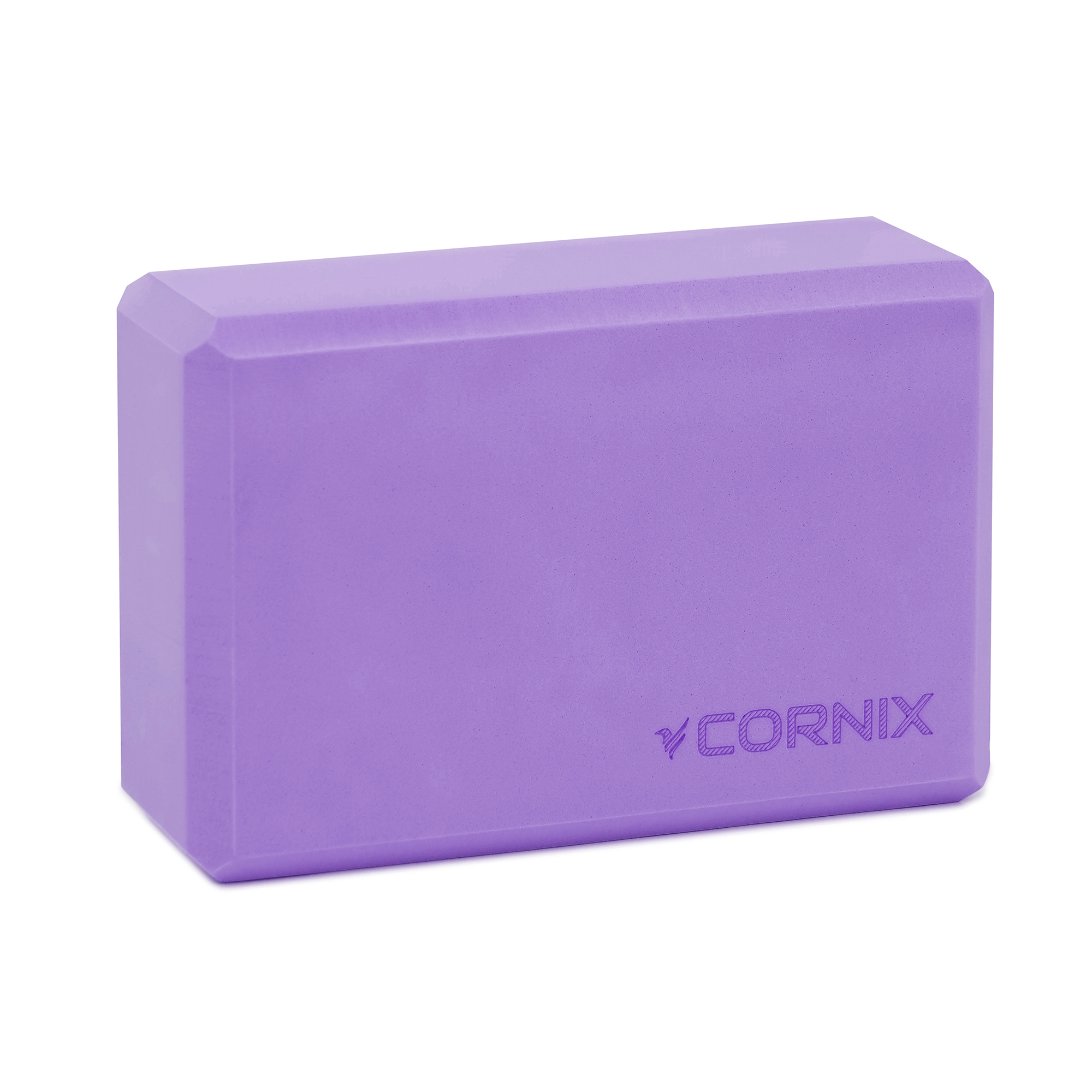 Блок для йоги Cornix EVA 22.8 x 15.2 x 7.6 см XR-0101 Purple — фото 1
