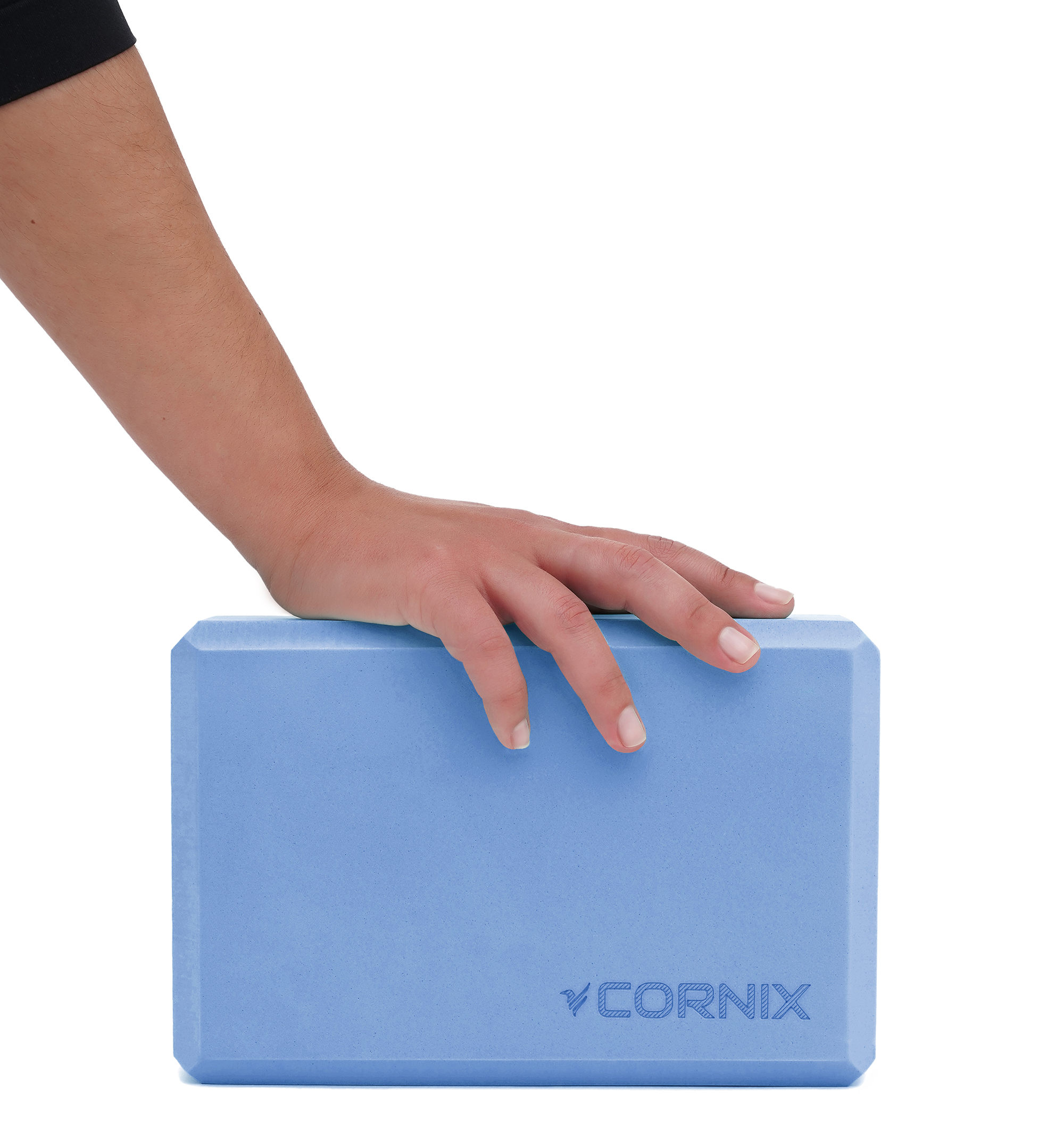 Блок для йоги Cornix EVA 22.8 x 15.2 x 7.6 см XR-0102 Blue — фото 2