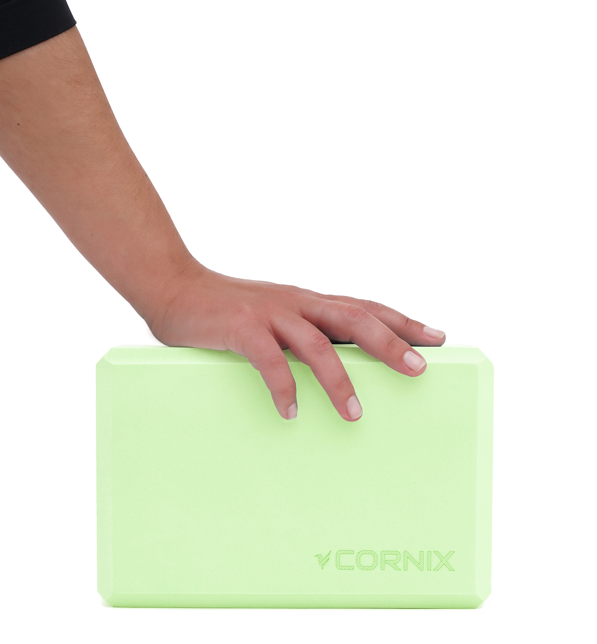 Блок для йоги Cornix EVA 22.8 x 15.2 x 7.6 см XR-0103 Green — мініатюра 7