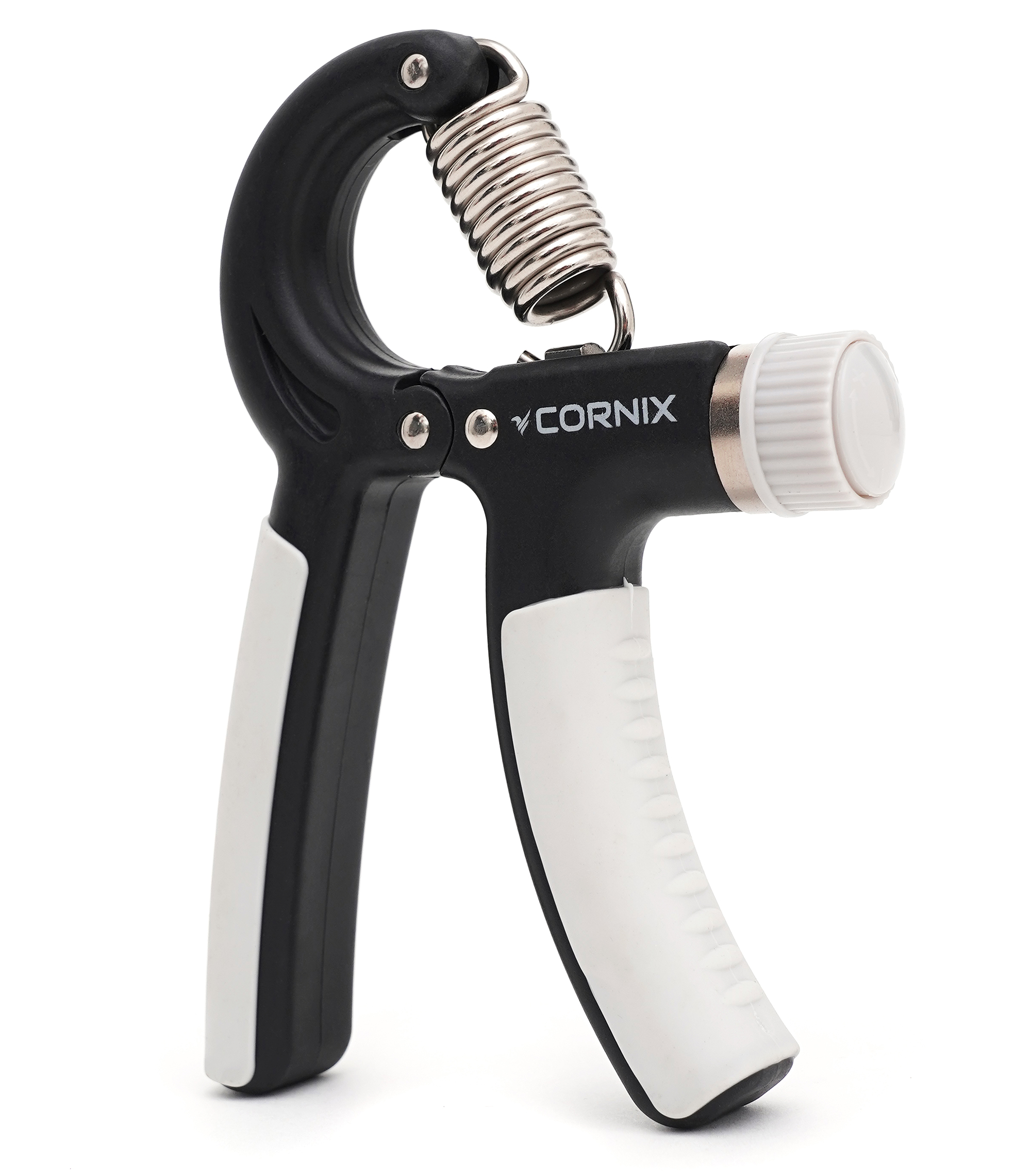 Еспандер кистьовий Cornix 5-60 кг з регульованим навантаженням XR-0142 Black/Grey — фото 1