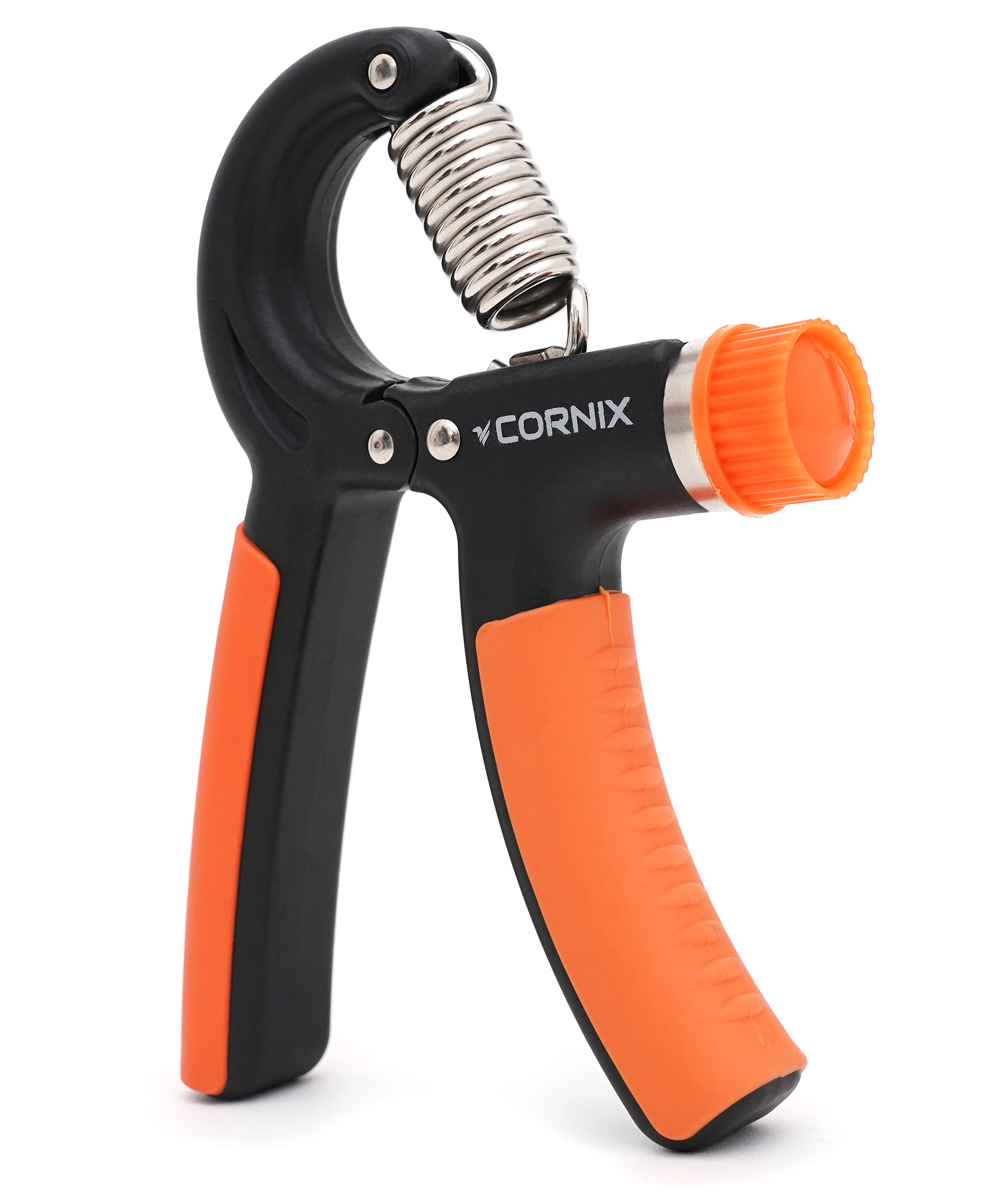 Еспандер кистьовий Cornix 5-60 кг з регульованим навантаженням XR-0144 Black/Orange — фото 1