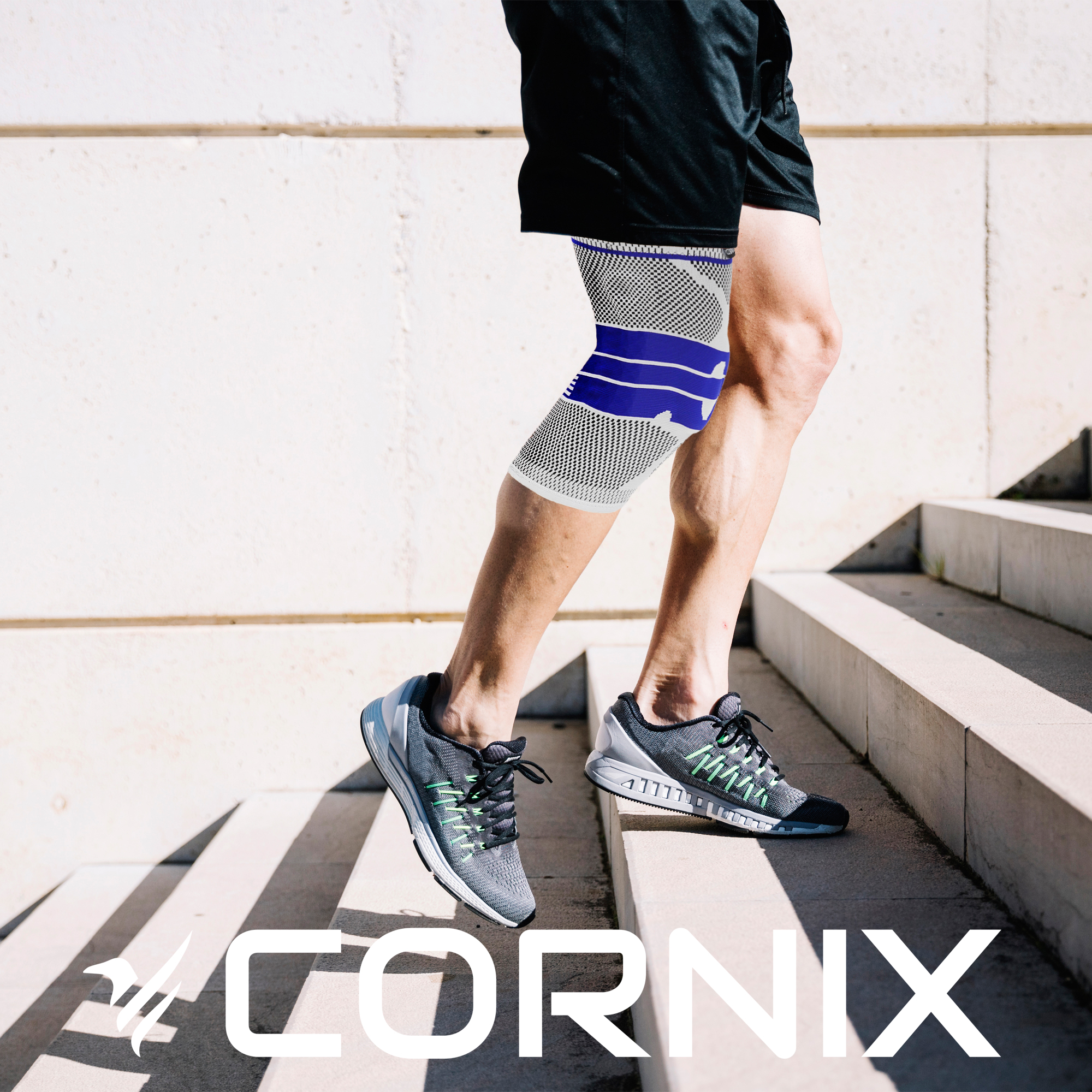 Фіксатор (бандаж) для коліна Cornix 3D 1 шт XR-0201 Size S — мініатюра 9