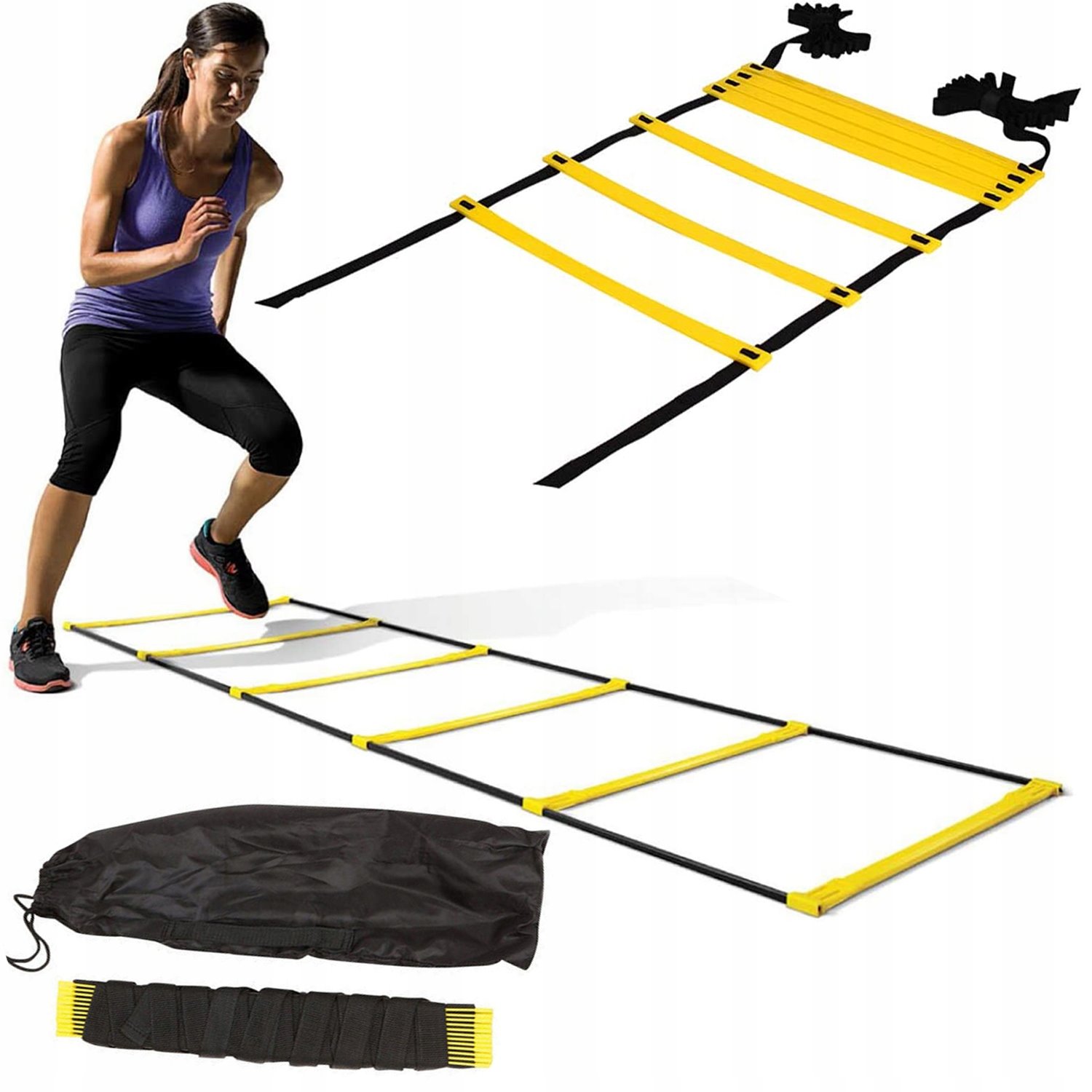 Координаційна драбина 4FIZJO Agility Ladder 8 м швидкісна доріжка (P-5907739312297)