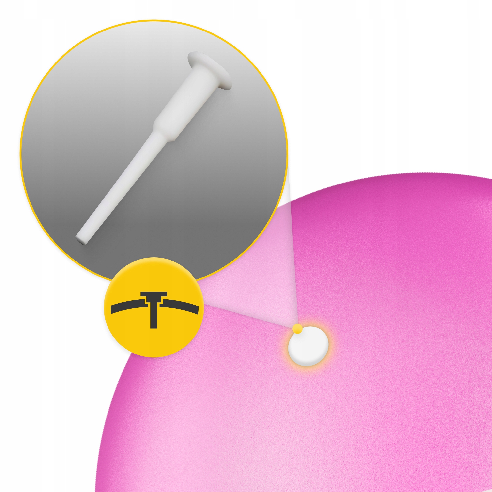М'яч для пілатесу, йоги, реабілітації 4FIZJO 22 см Pink (P-5907739314482) — фото 2