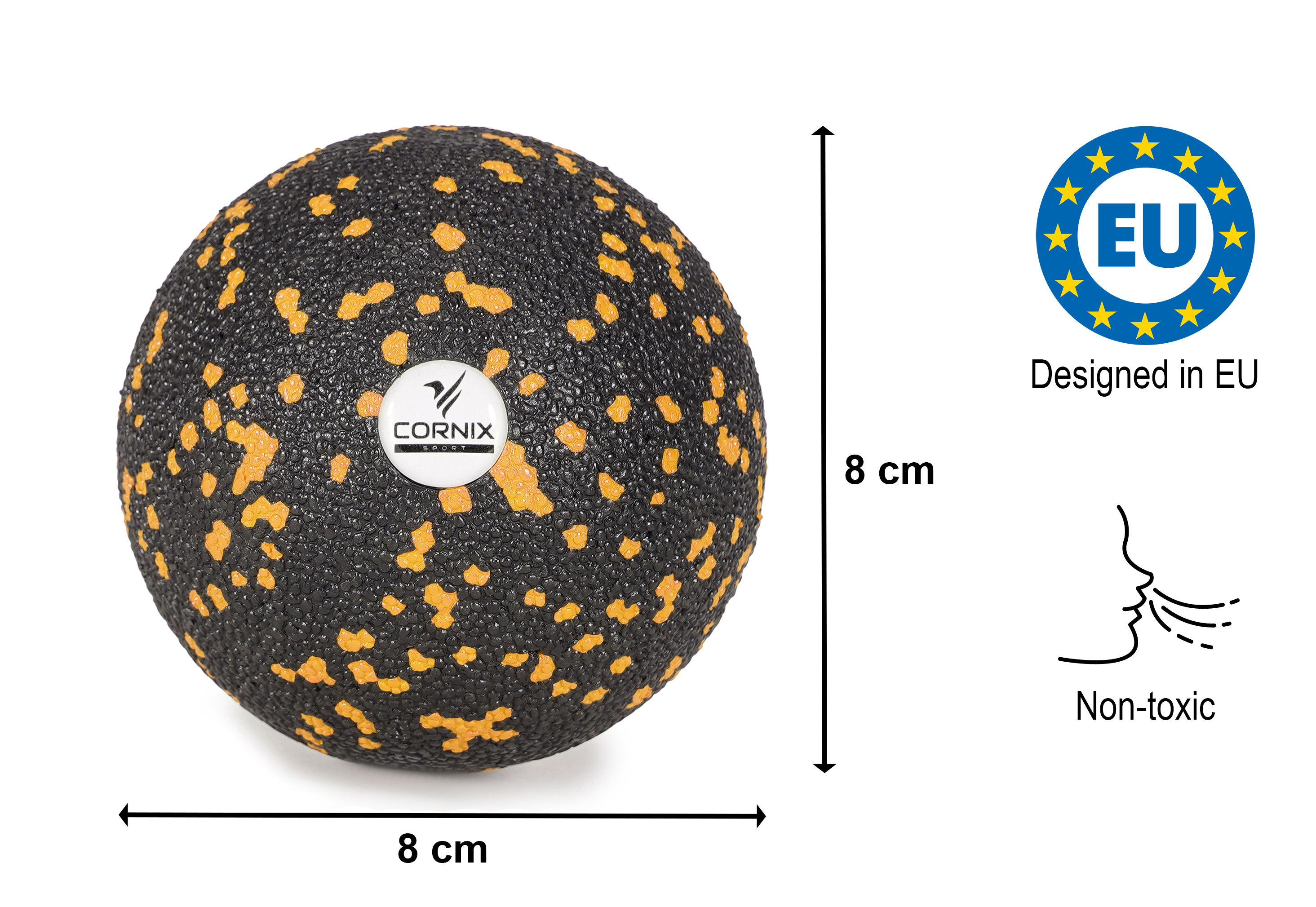 Масажний м'яч Cornix EPP Ball 8 см XR-0129 — мініатюра 7