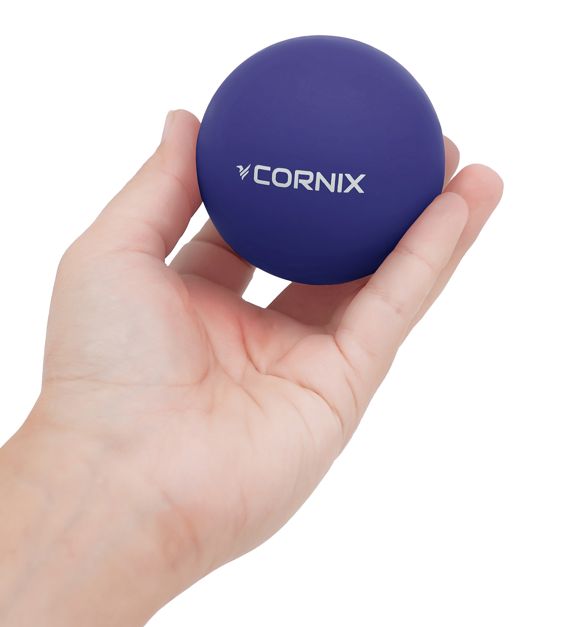 Масажний м'яч Cornix Lacrosse Ball 6.3 см XR-0229 Navy Blue — мініатюра 7
