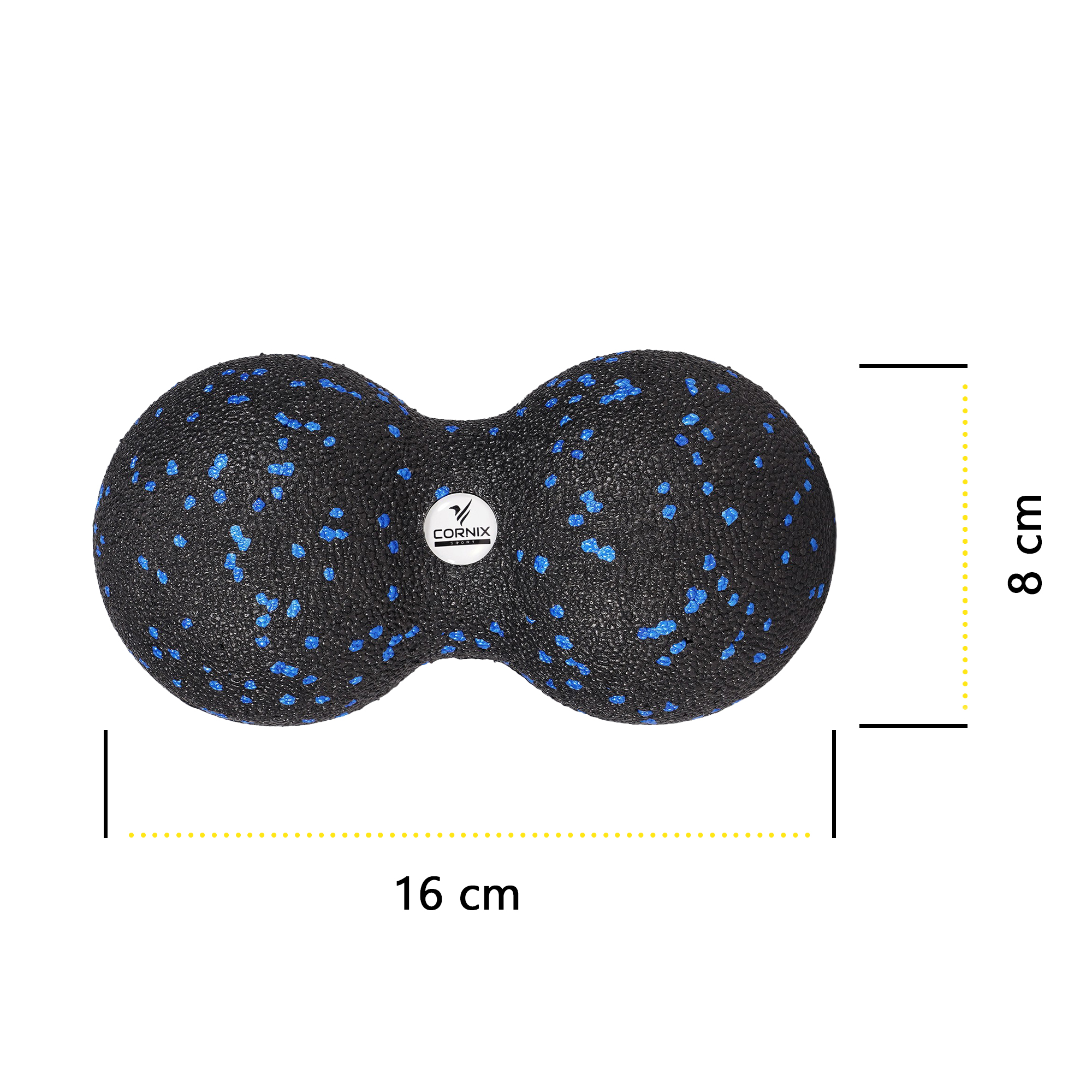 Масажний набір Cornix (Ball 8 см, Duoball 8 х 16 см та Foam Roller 30 х 15 см) XR-0078 — мініатюра 7