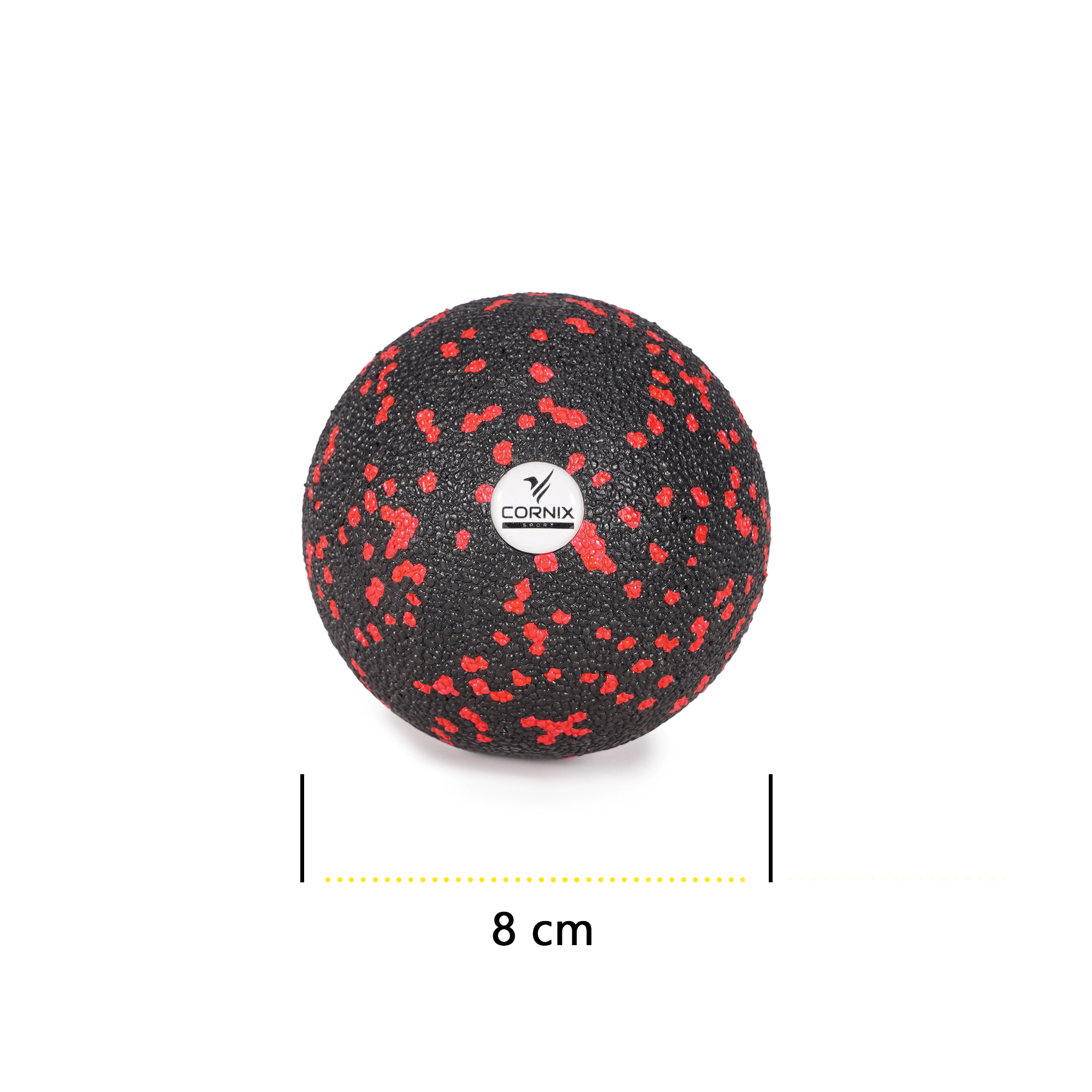 Масажний набір Cornix (Ball 8 см, Duoball 8 х 16 см та Foam Roller 30 х 15 см) XR-0080 — мініатюра 6