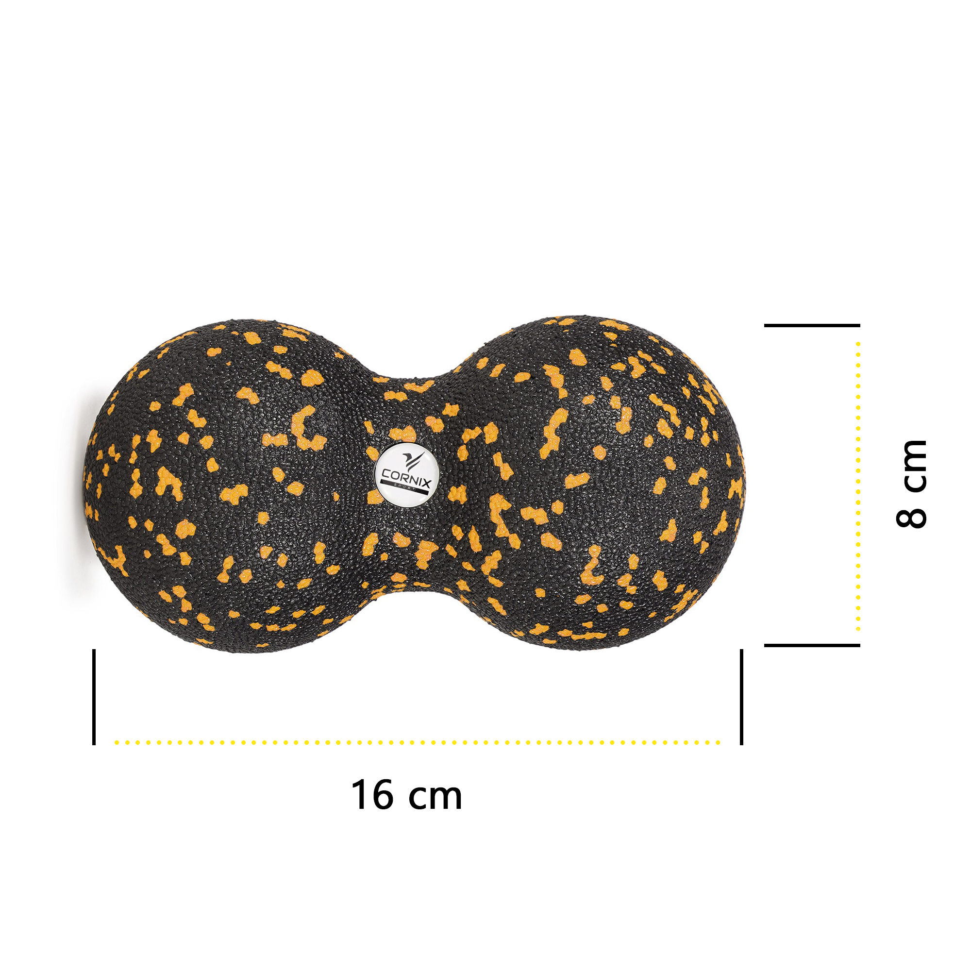 Масажний набір Cornix (Ball 8 см, Duoball 8 х 16 см та Foam Roller 30 х 15 см) XR-0081 — фото 5