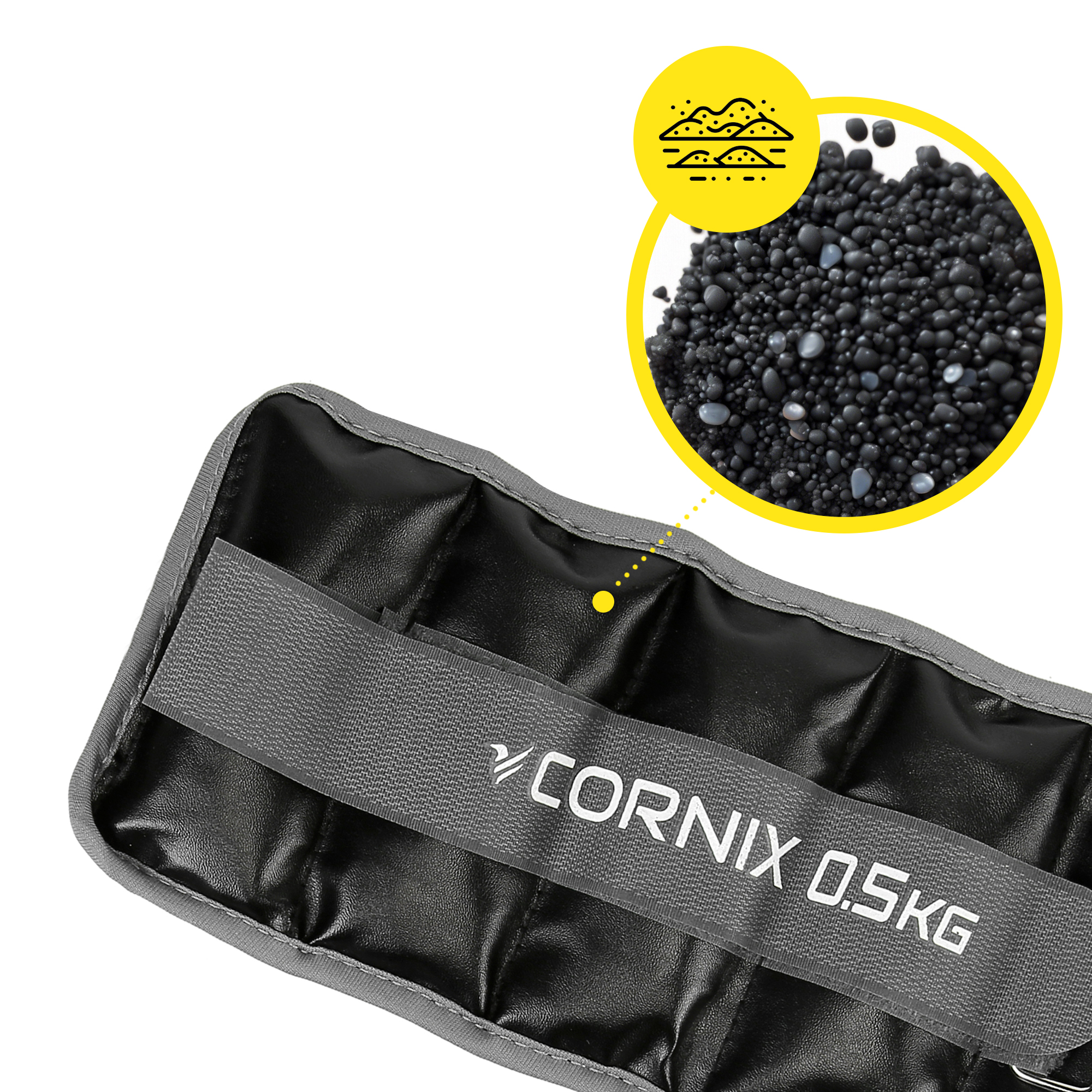 Обважнювачі-манжети для ніг та рук Cornix 2 x 0.5 кг XR-0394 — фото 5