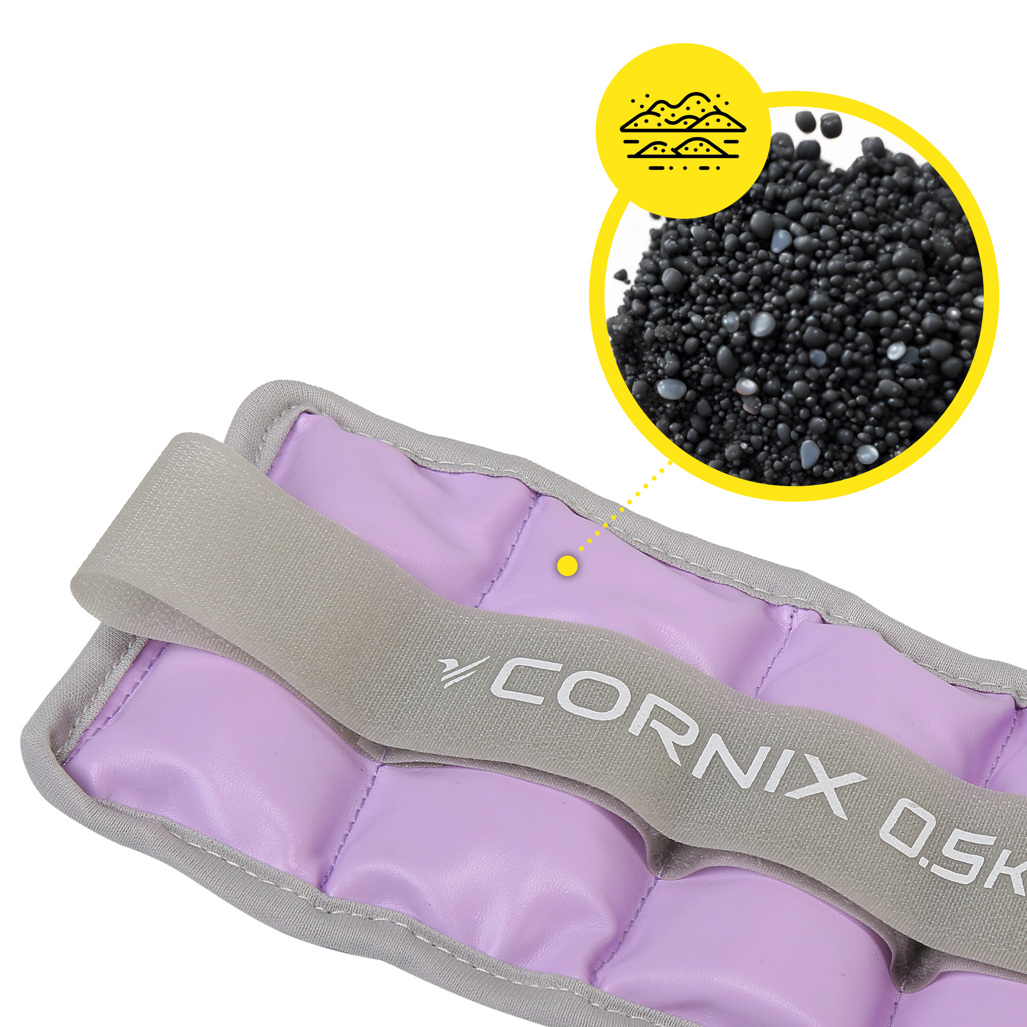 Обважнювачі-манжети для ніг та рук Cornix 2 x 0.5 кг XR-0395 — фото 5