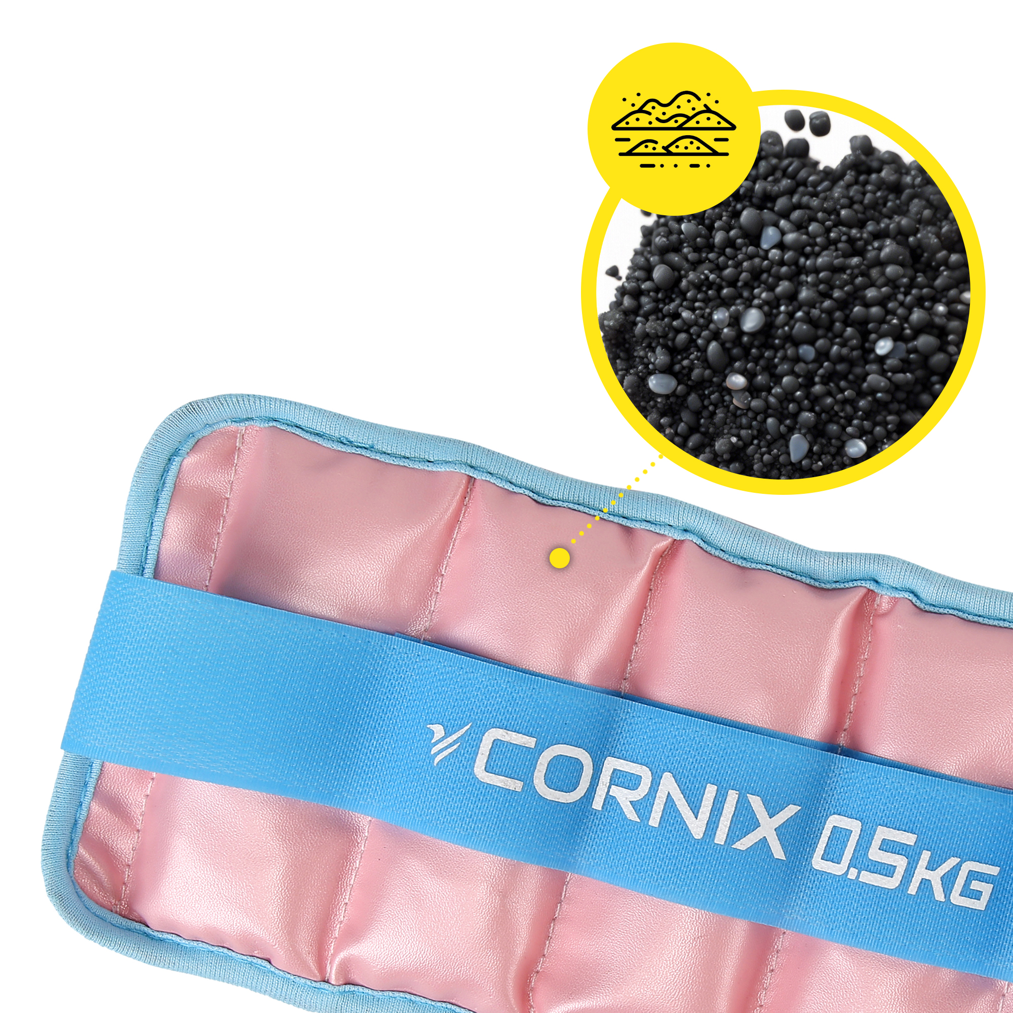 Обважнювачі-манжети для ніг та рук Cornix 2 x 0.5 кг XR-0396 — фото 3