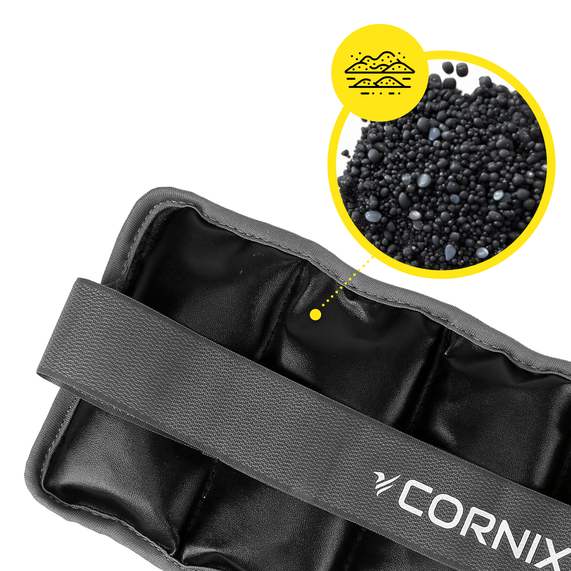Обважнювачі-манжети для ніг та рук Cornix 2 x 1 кг XR-0397 — мініатюра 8