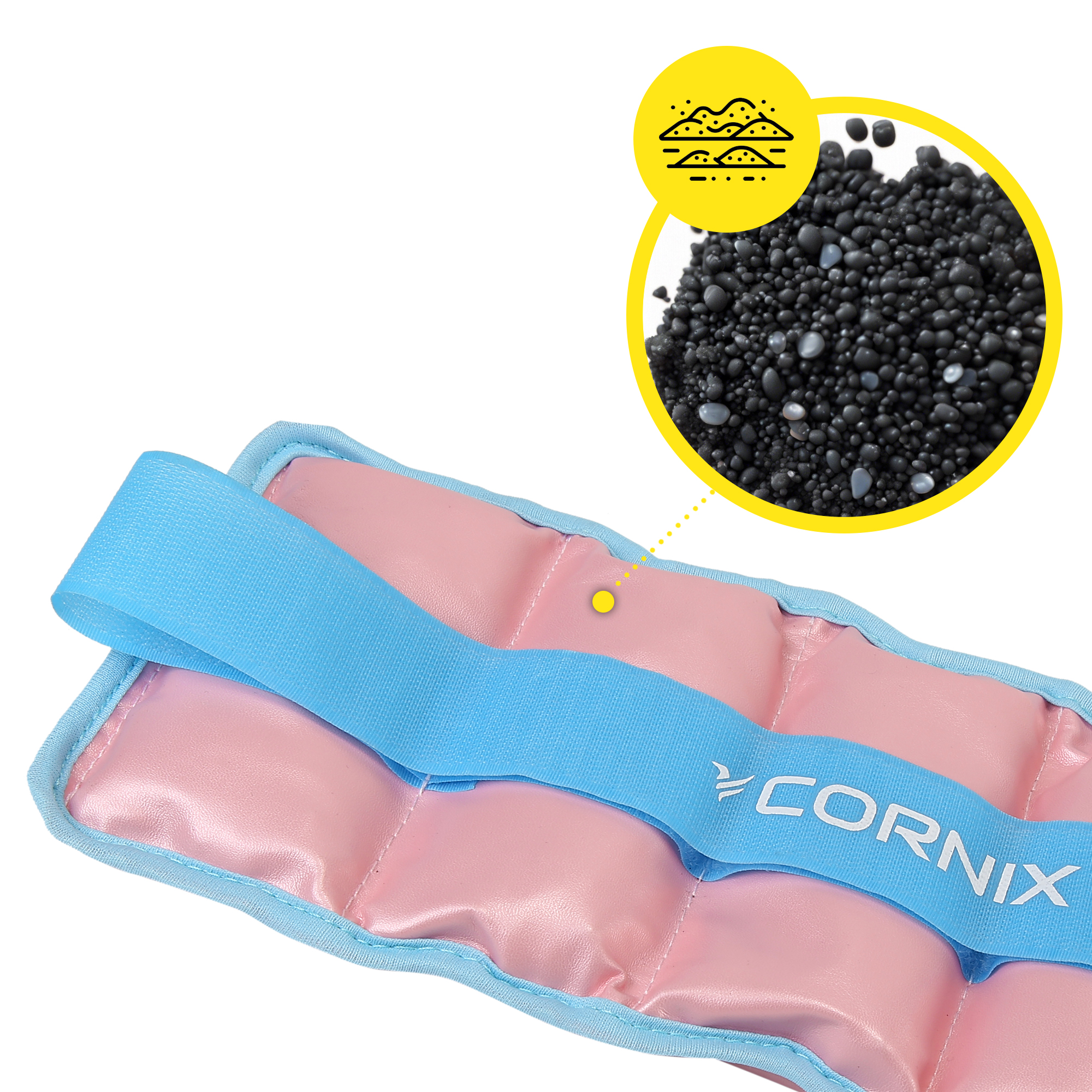 Обважнювачі-манжети для ніг та рук Cornix 2 x 1 кг XR-0399 — фото 4