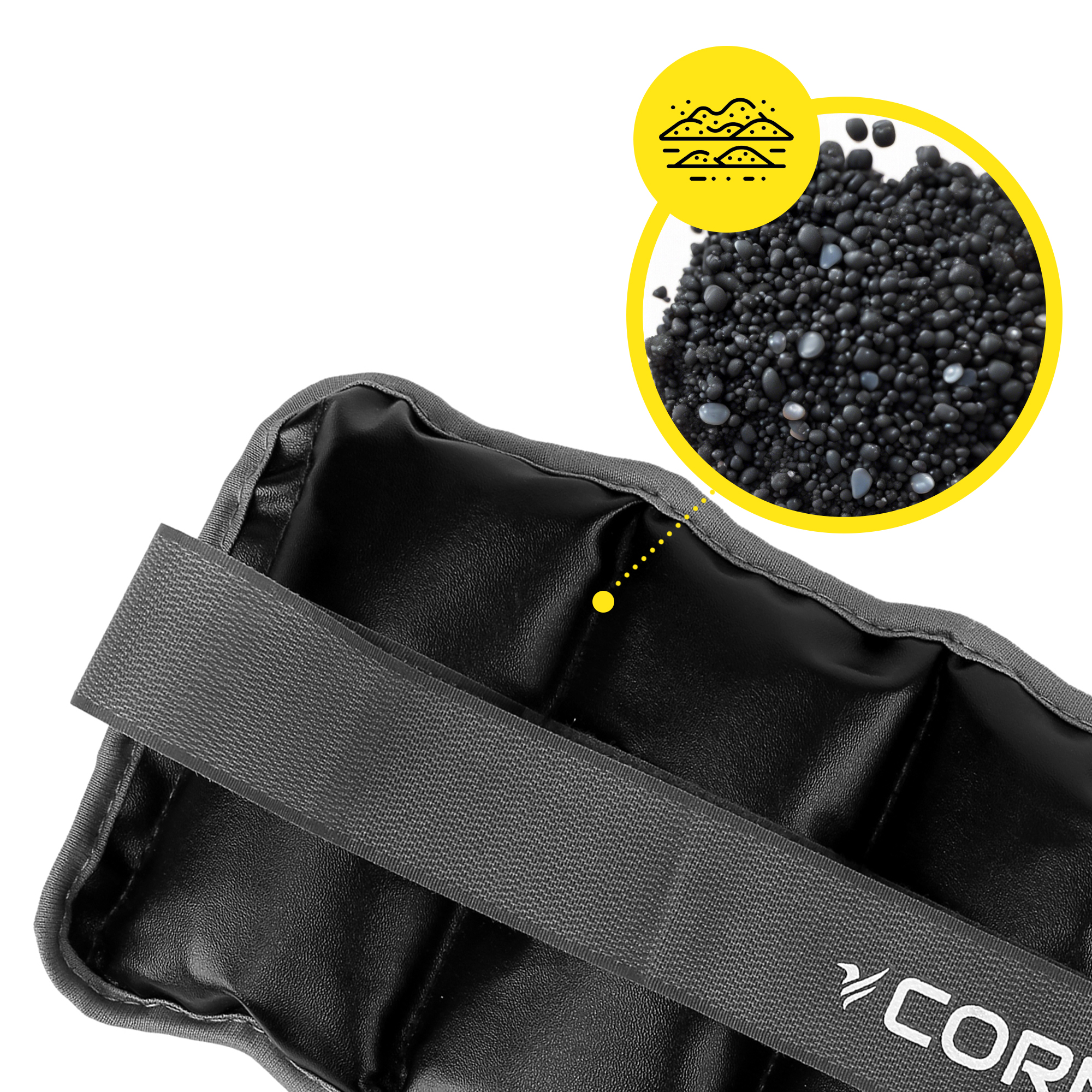 Обважнювачі-манжети для ніг та рук Cornix 2 x 2 кг XR-0400 — мініатюра 8