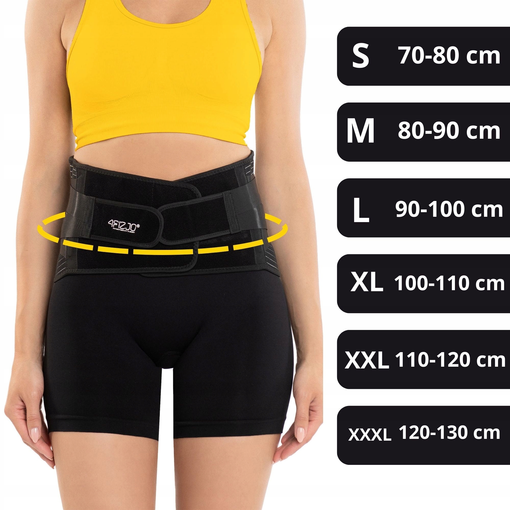 Пояс (бандаж) для поперекового відділу хребта 4FIZJO Size M (P-5907739317551) — фото 5
