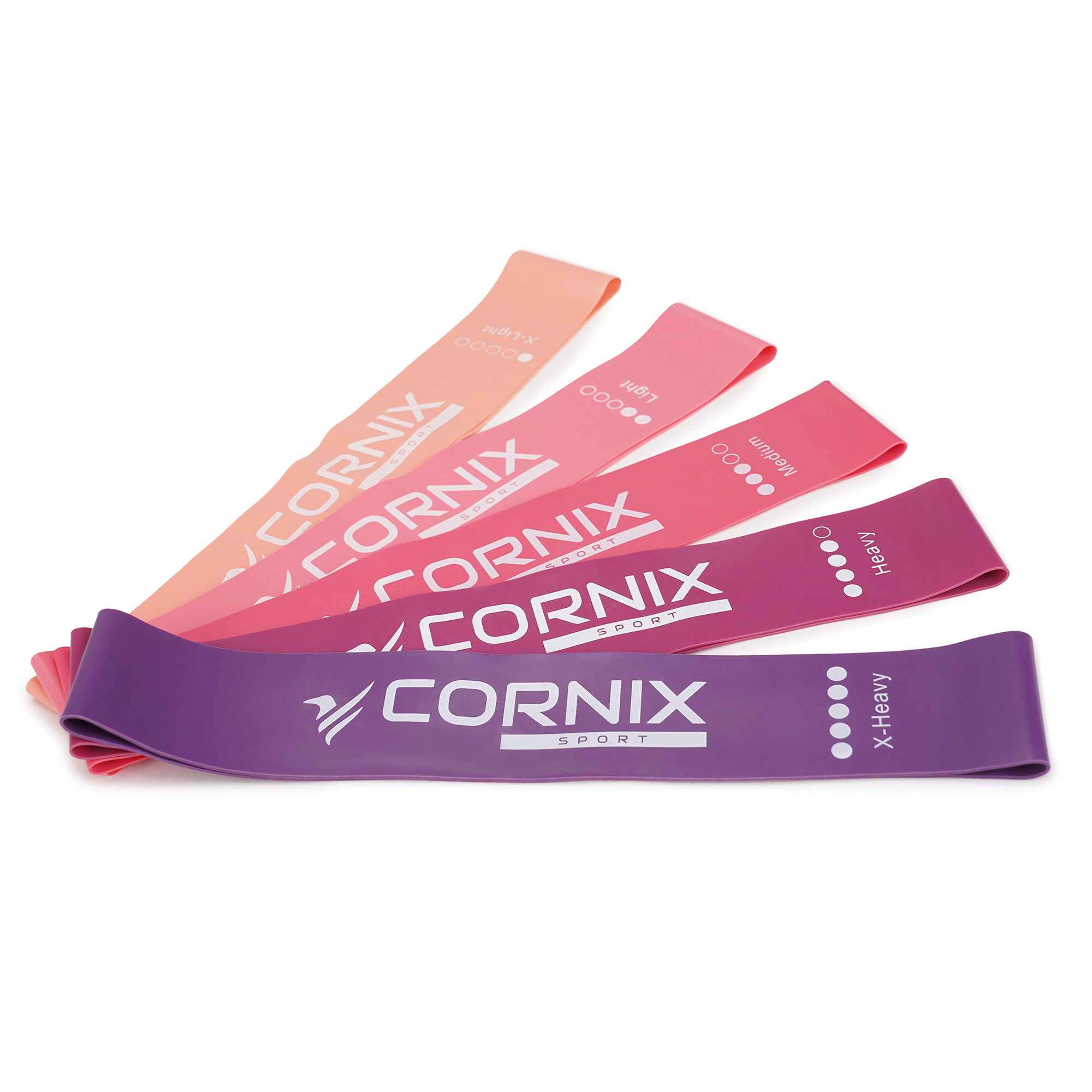 Резинки для фітнесу Cornix Mini Power Band набір 5 шт 1-20 кг XR-0046 — мініатюра 8