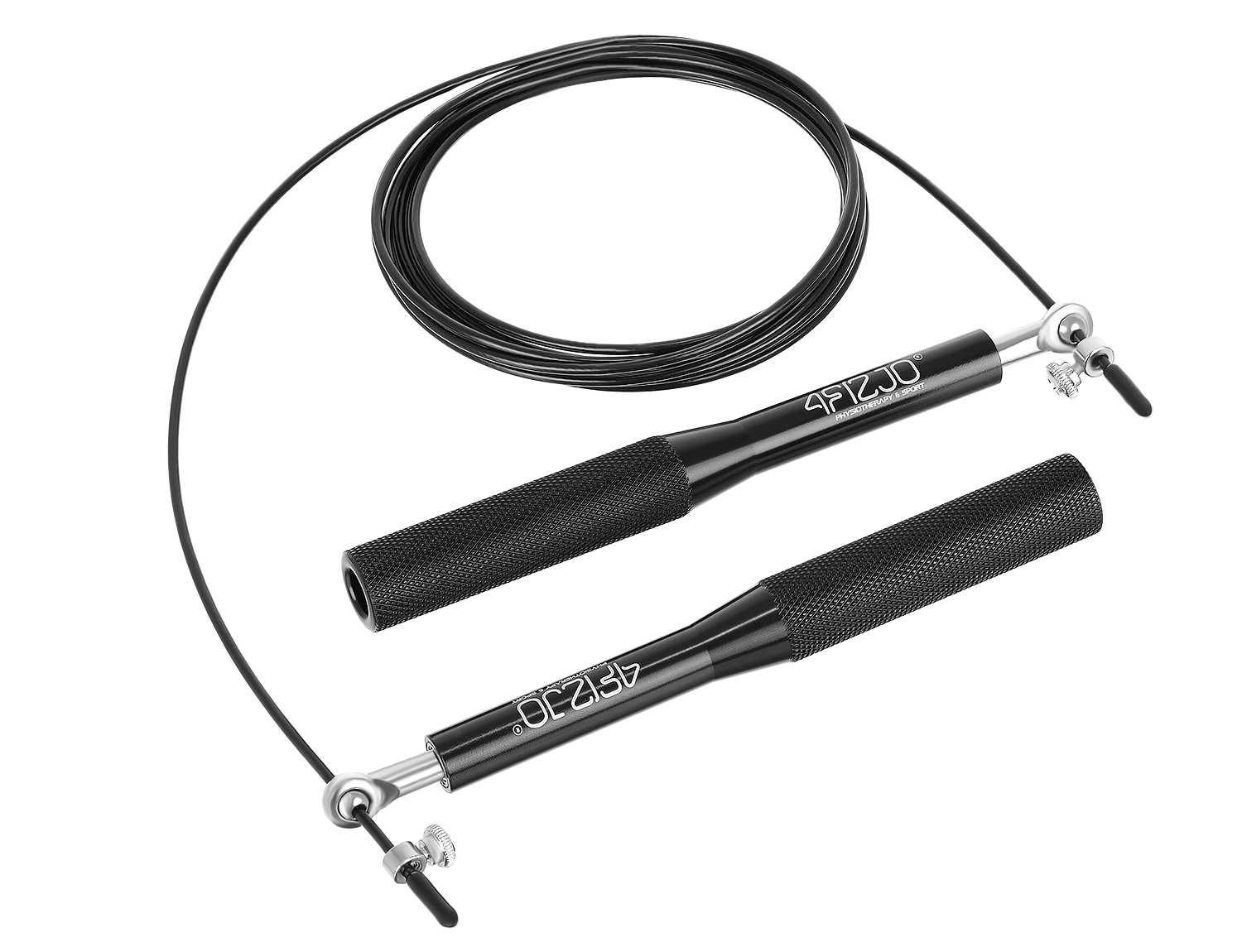 Скакалка швидкісна для кросфіту 4FIZJO Speed Rope Black (P-5907222931165) — мініатюра 7