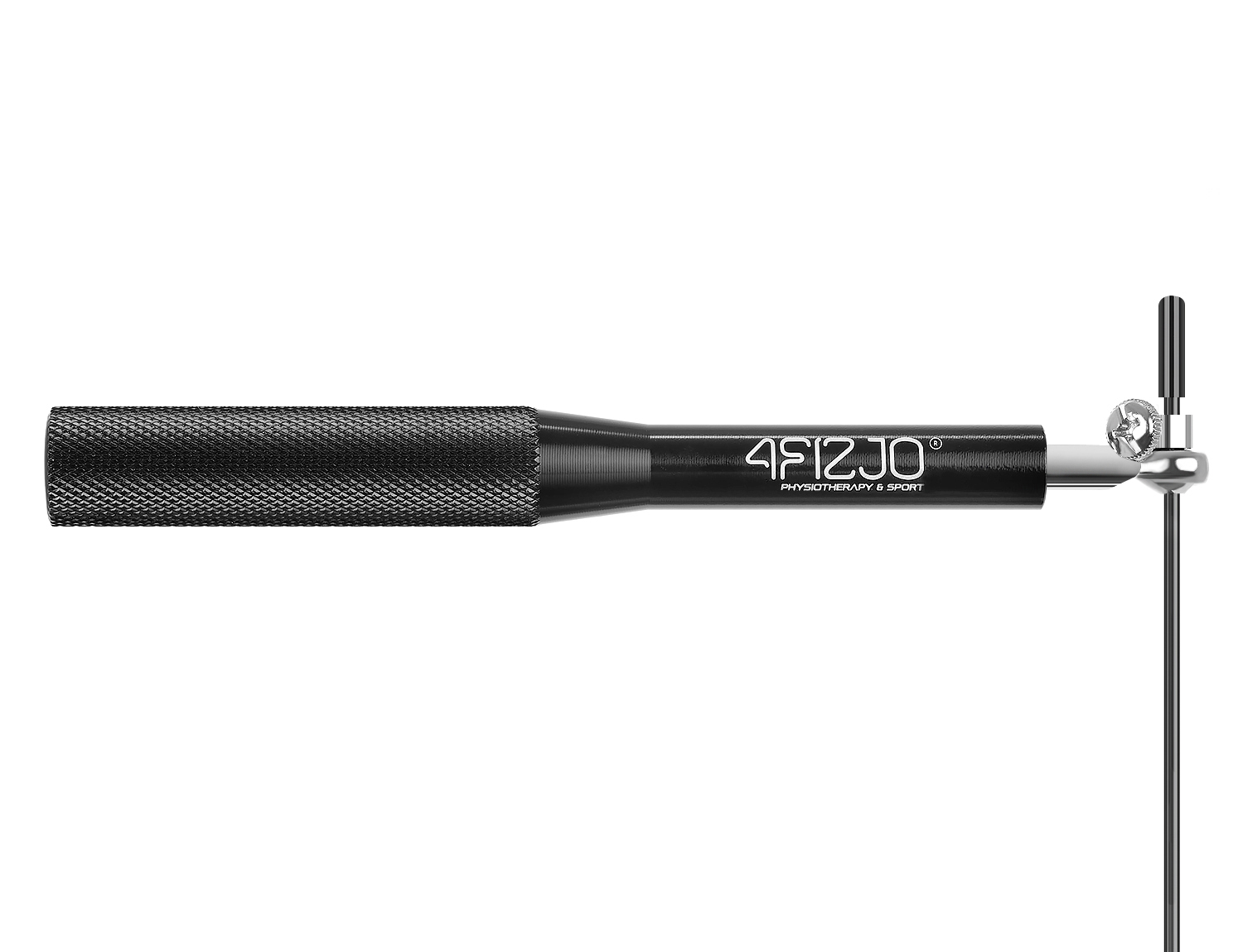 Скакалка швидкісна для кросфіту 4FIZJO Speed Rope Black (P-5907222931165) — фото 3