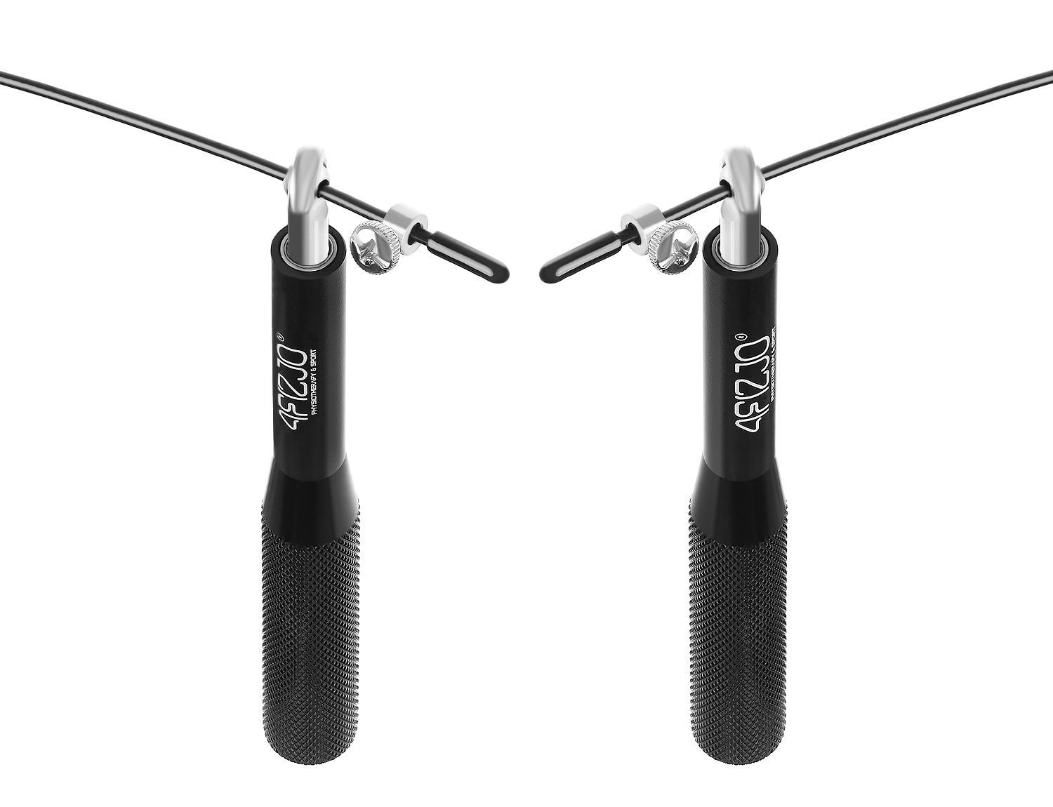 Скакалка швидкісна для кросфіту 4FIZJO Speed Rope Black (P-5907222931165) — фото 5