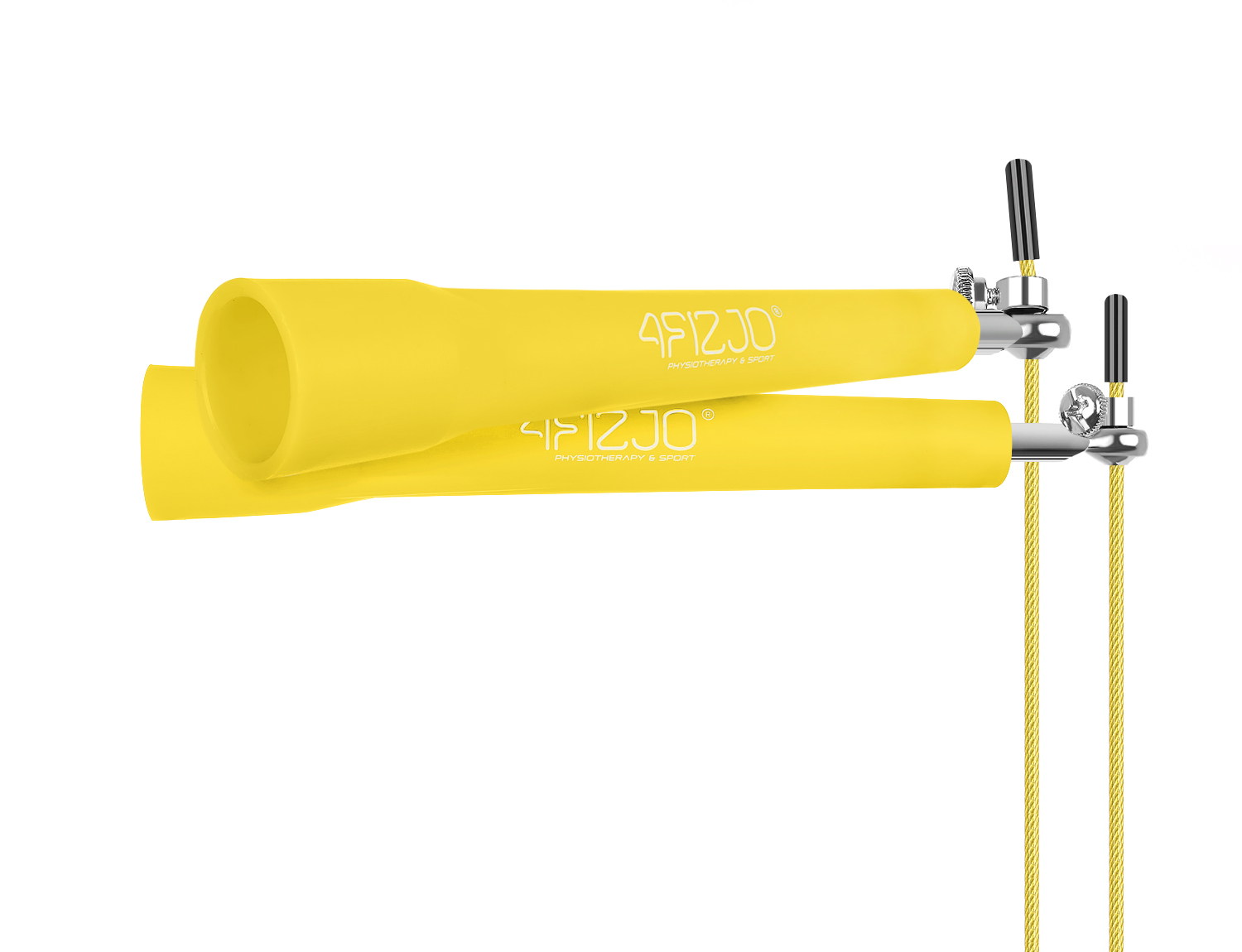 Скакалка швидкісна для кросфіту 4FIZJO Standard+ Yellow (P-5907739311535) — фото 5