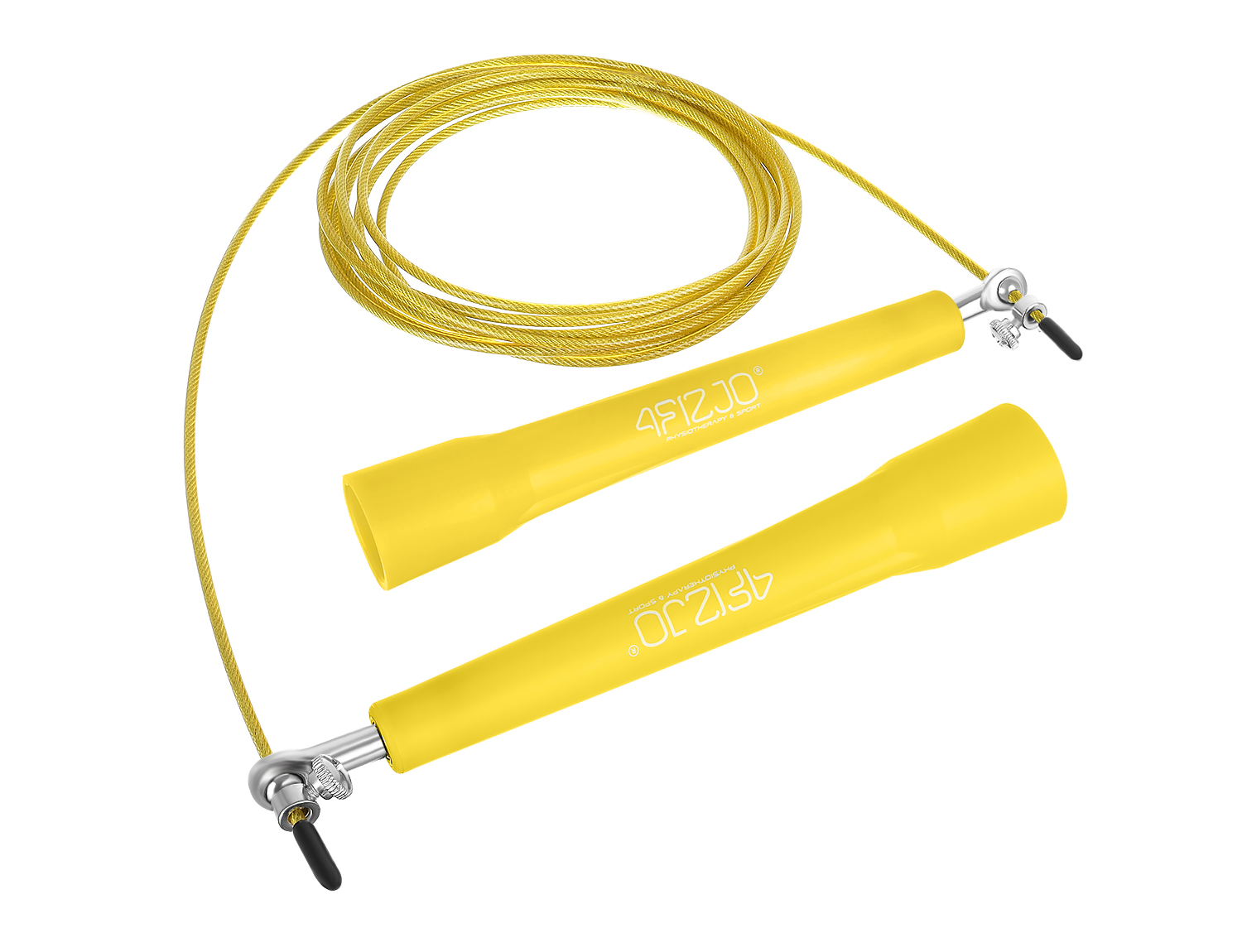 Скакалка швидкісна для кросфіту 4FIZJO Standard+ Yellow (P-5907739311535) — фото 3
