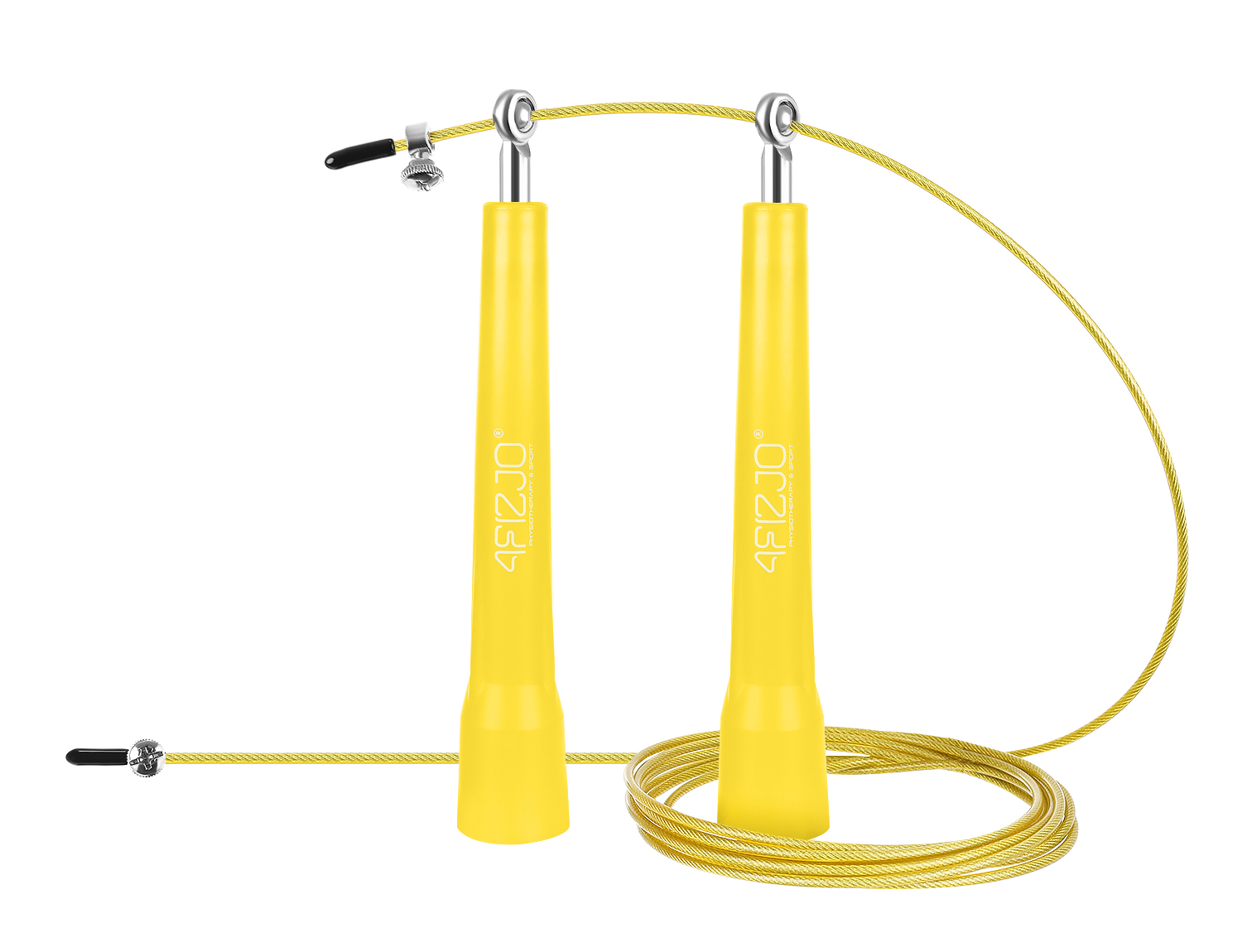 Скакалка швидкісна для кросфіту 4FIZJO Standard+ Yellow (P-5907739311535) — фото 1