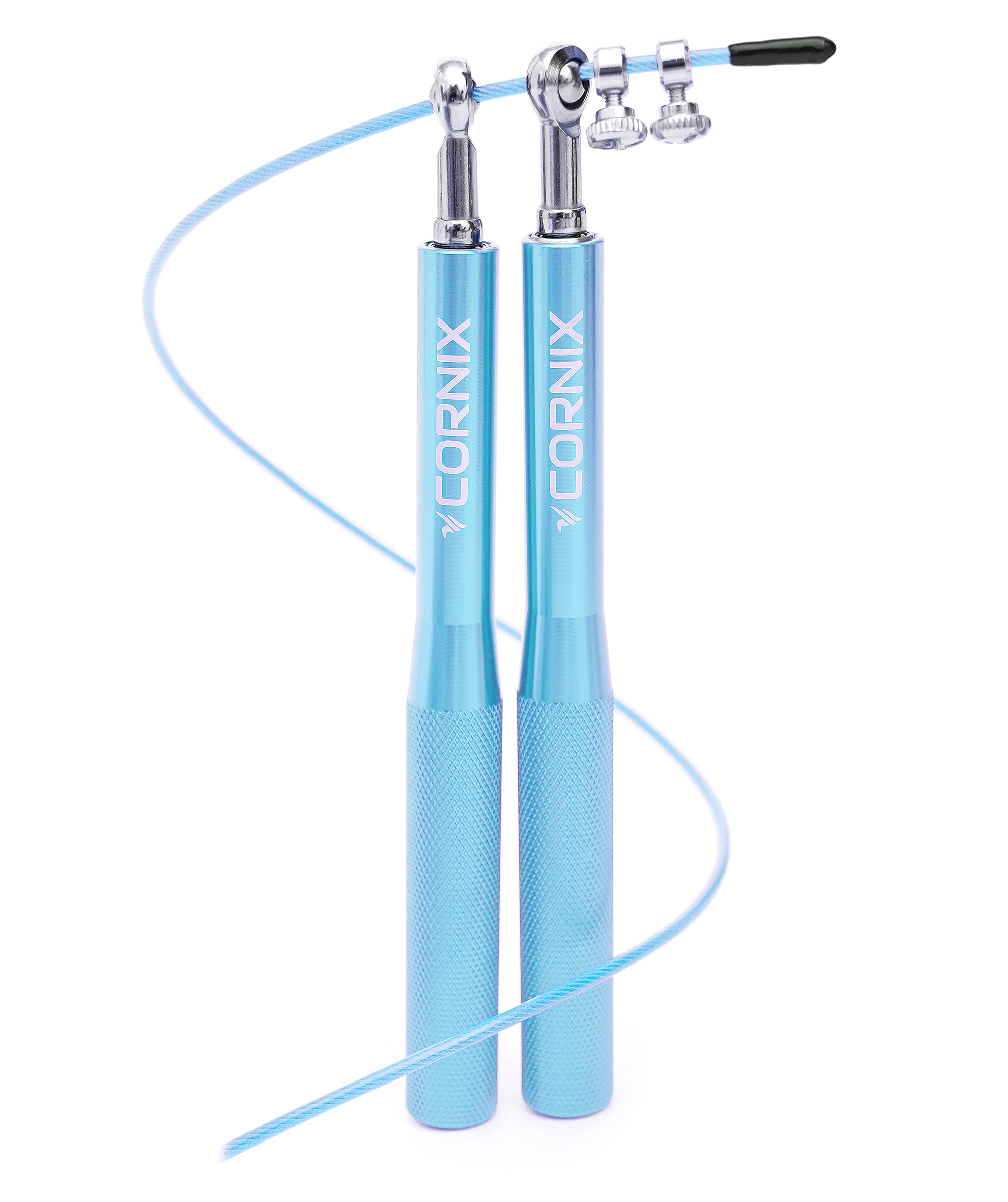 Скакалка швидкісна для кросфіту Cornix Speed Rope XR-0157 Sky Blue — фото 1