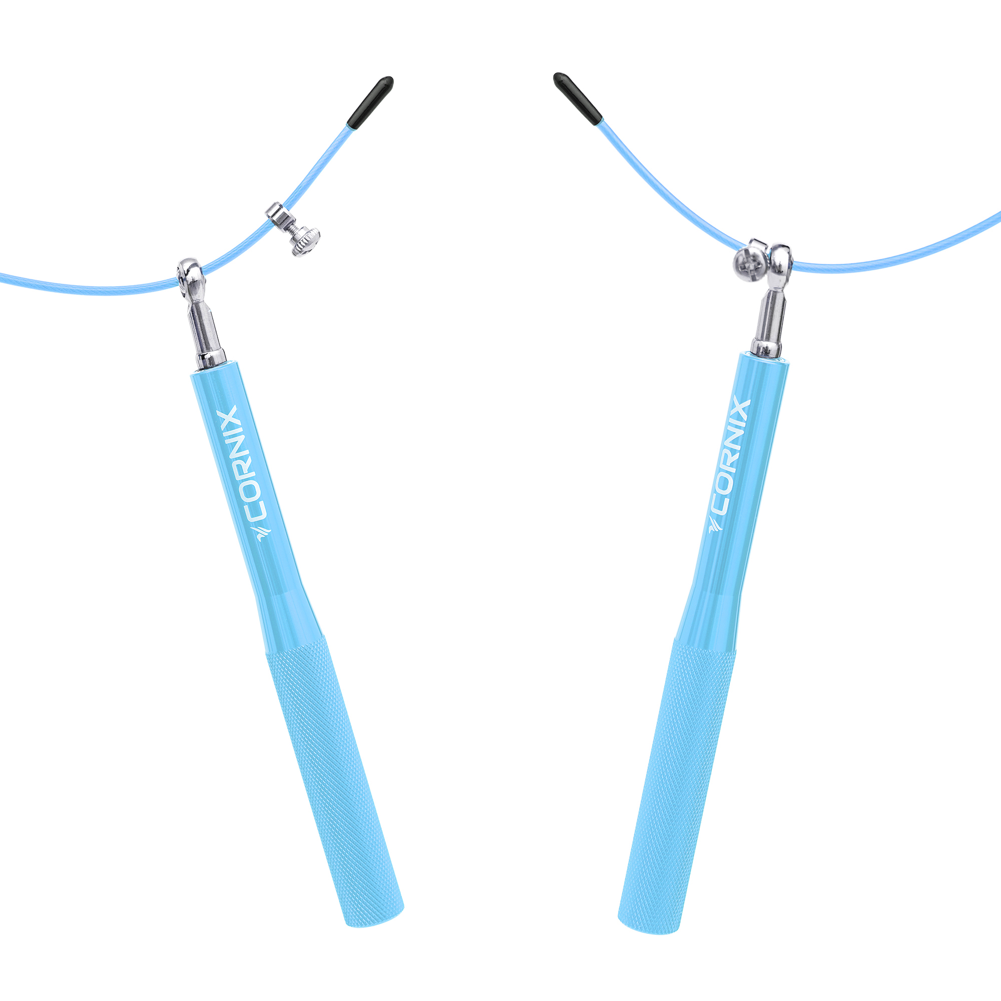 Скакалка швидкісна для кросфіту Cornix Speed Rope XR-0157 Sky Blue — фото 2