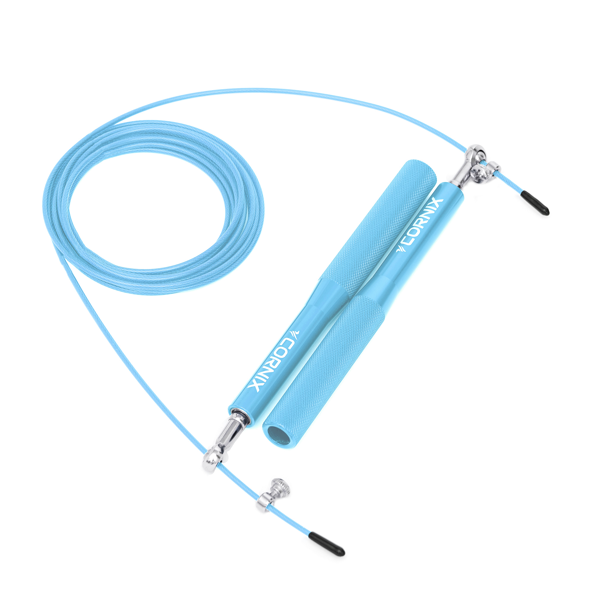 Скакалка швидкісна для кросфіту Cornix Speed Rope XR-0157 Sky Blue — фото 3