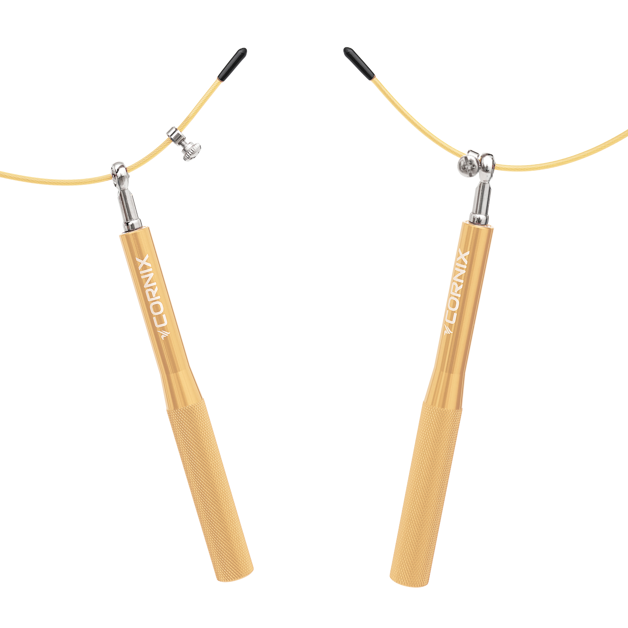 Скакалка швидкісна для кросфіту Cornix Speed Rope XR-0154 Gold — фото 2