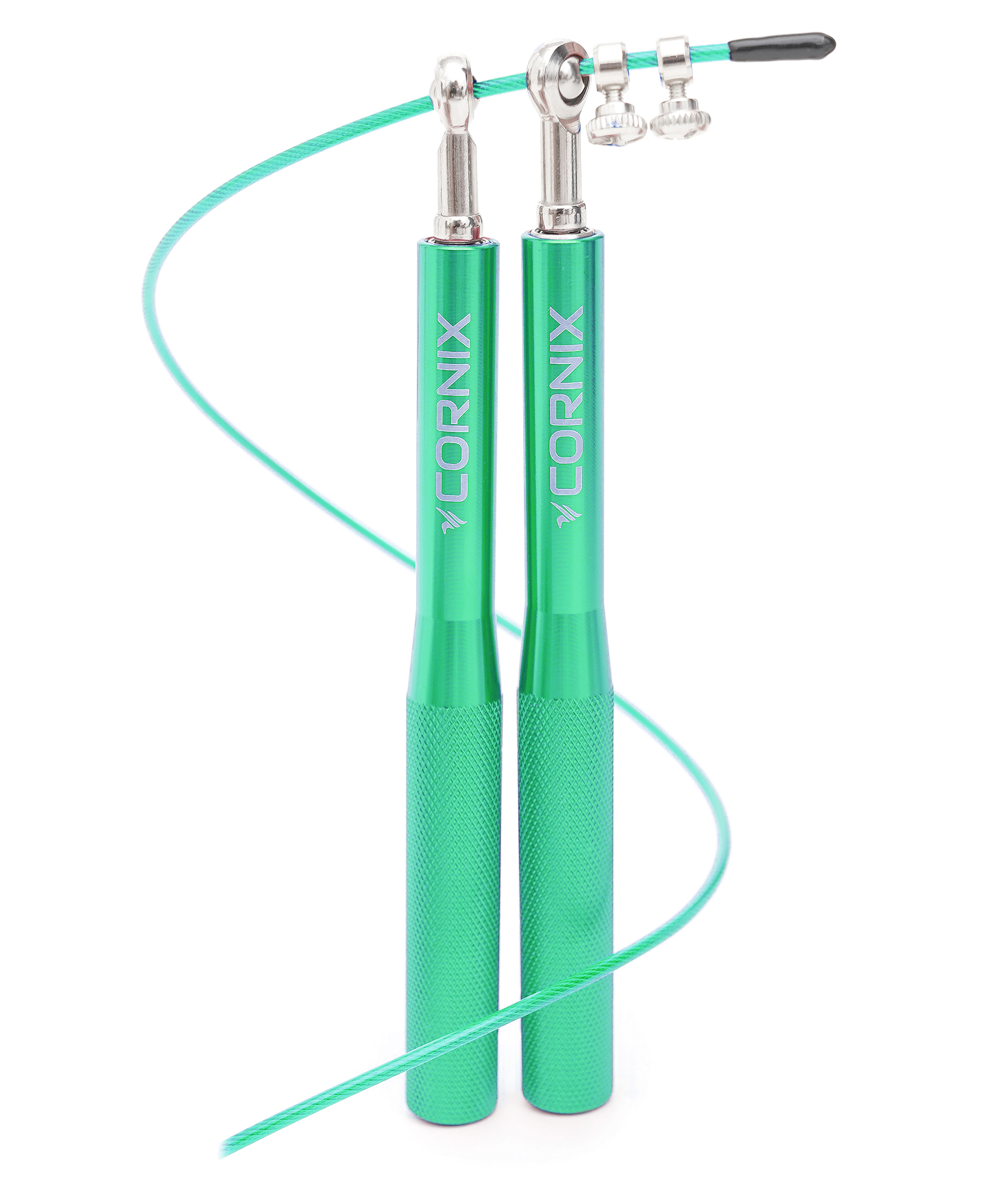 Скакалка швидкісна для кросфіту Cornix Speed Rope XR-0156 Green — фото 1