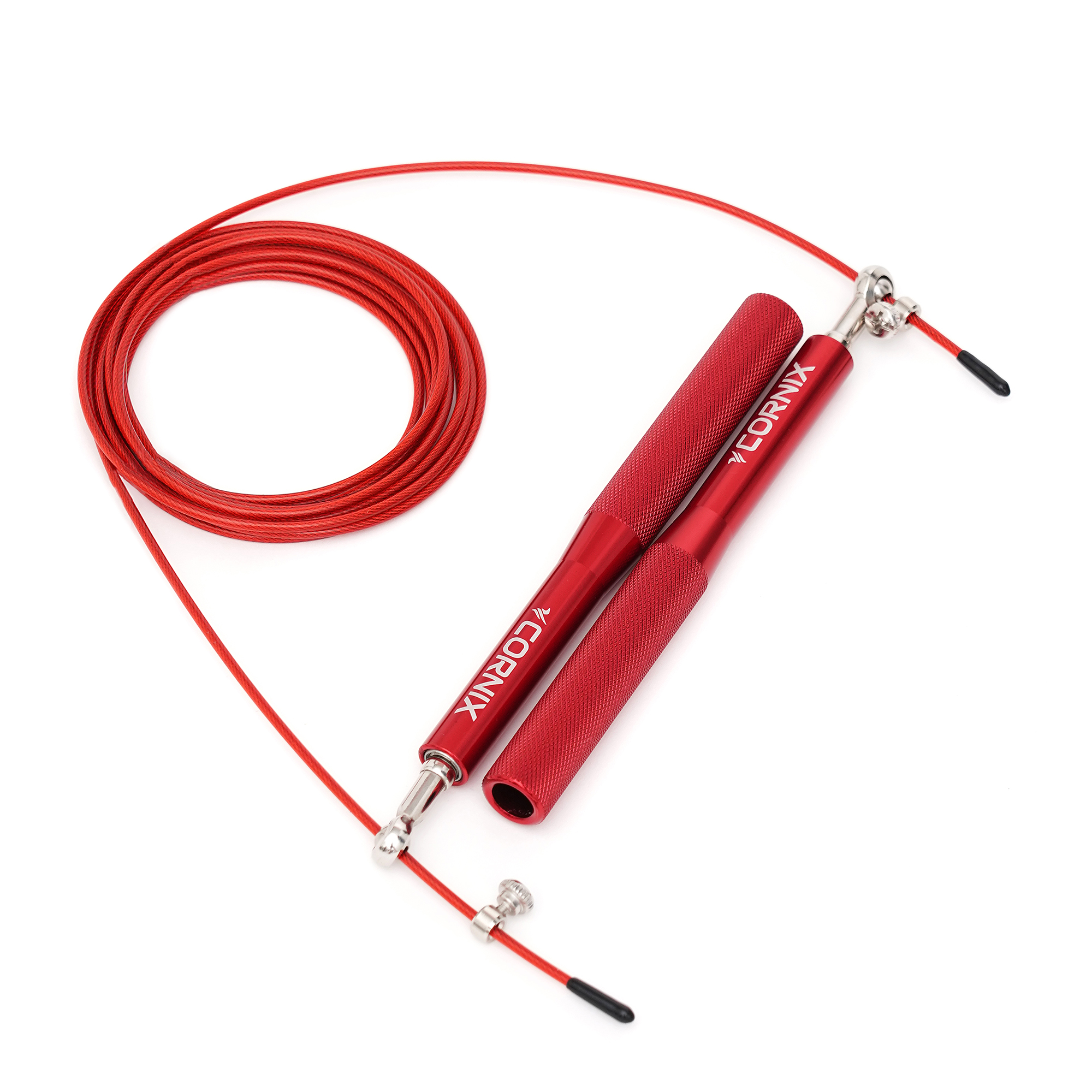 Скакалка швидкісна для кросфіту Cornix Speed Rope XR-0158 Red — фото 3